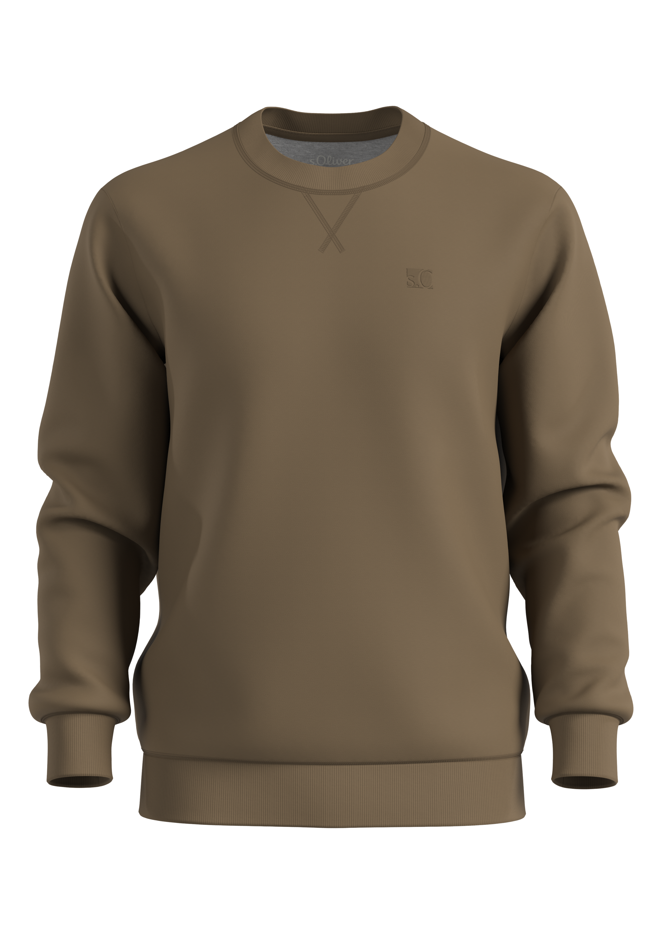 s.Oliver Sweatshirt, mit Logo Stickerei