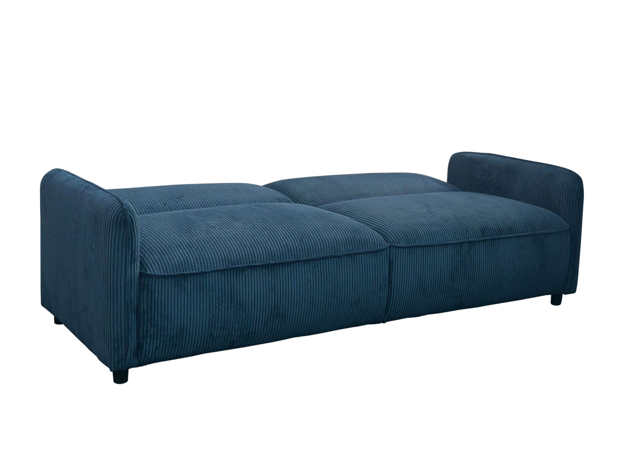 Dorel Home 3-Sitzer »Allie Curved Schlafsofa 209 cm«, Bettfunktion (110/190), verstellbare Rückenlehne, Cord u. Velours