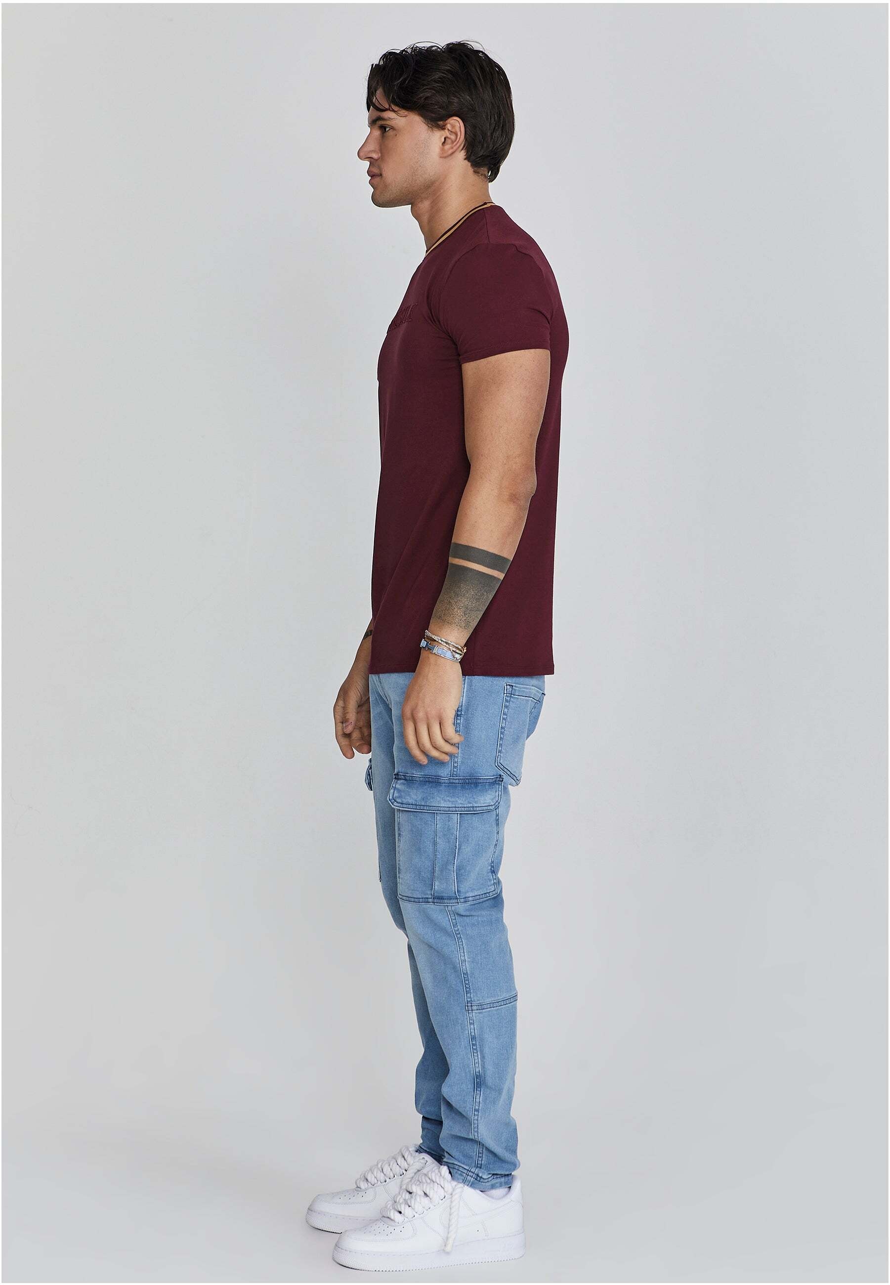 Siksilk T-Shirt »Siksilk T-Shirt Muscle Fit T-Shirt«
