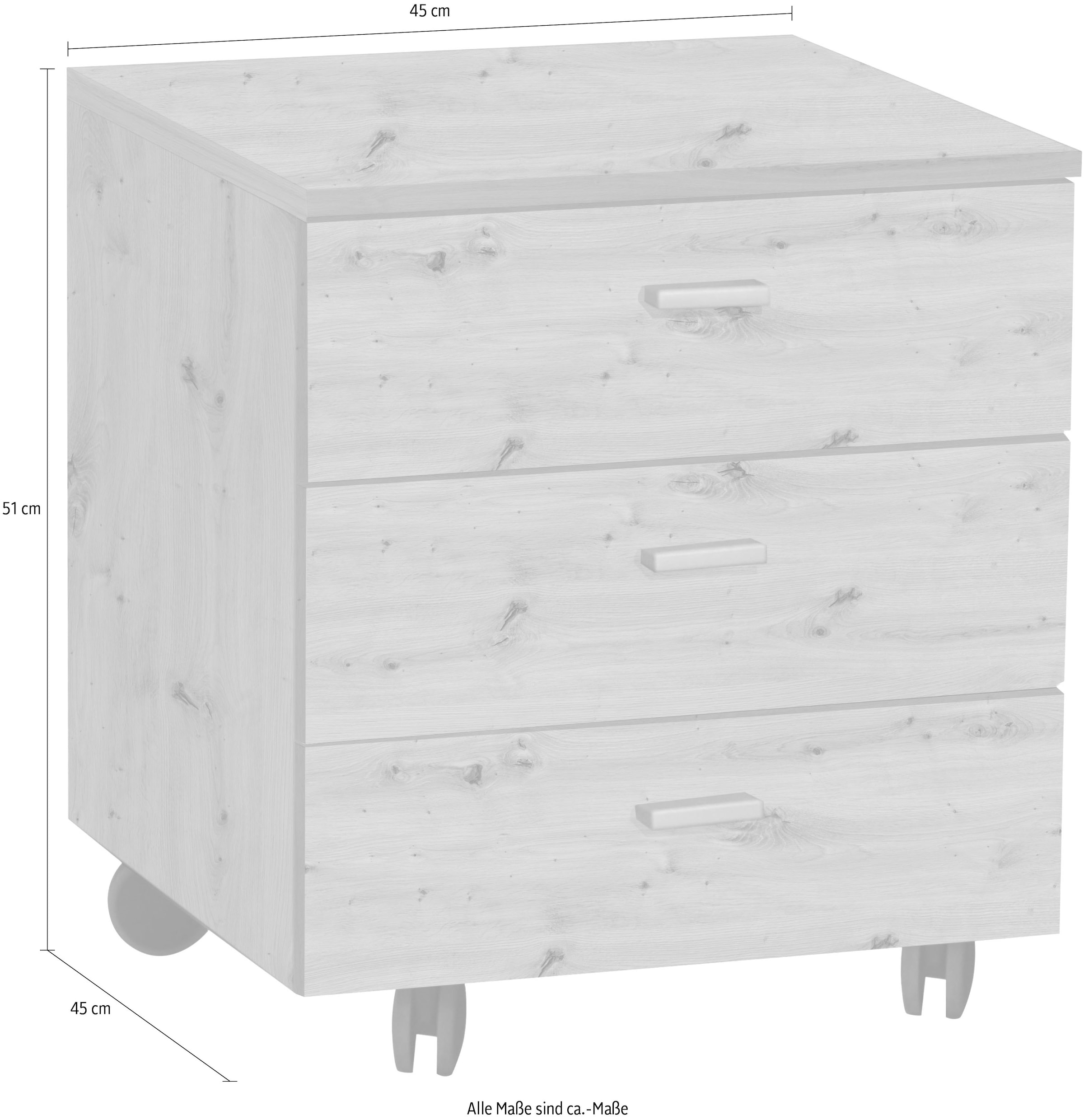 Mäusbacher Rollcontainer »Big System Office«, Breite 45 cm