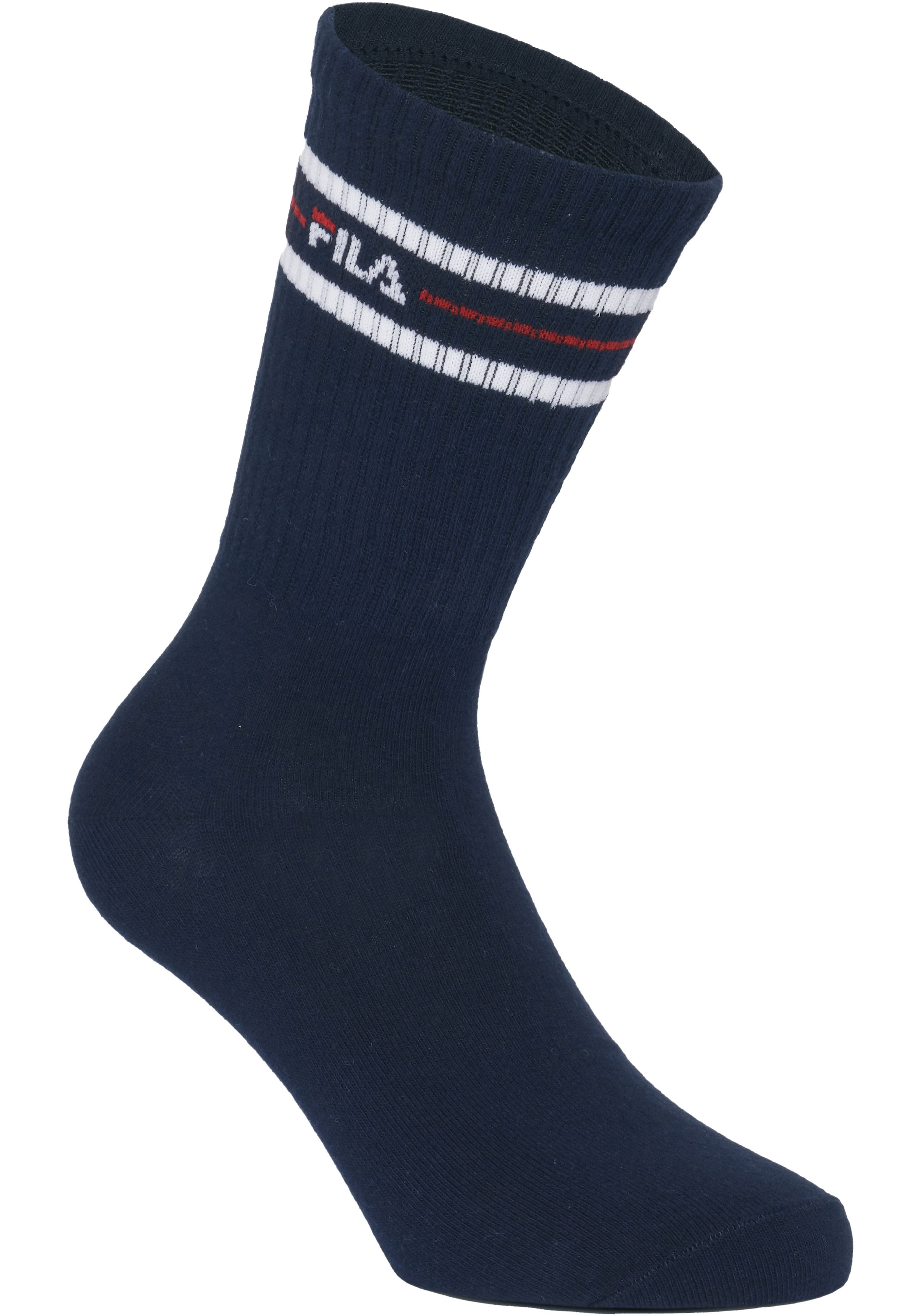 Fila Sportsocken, (6er Pack), mit eingestricktem Logo