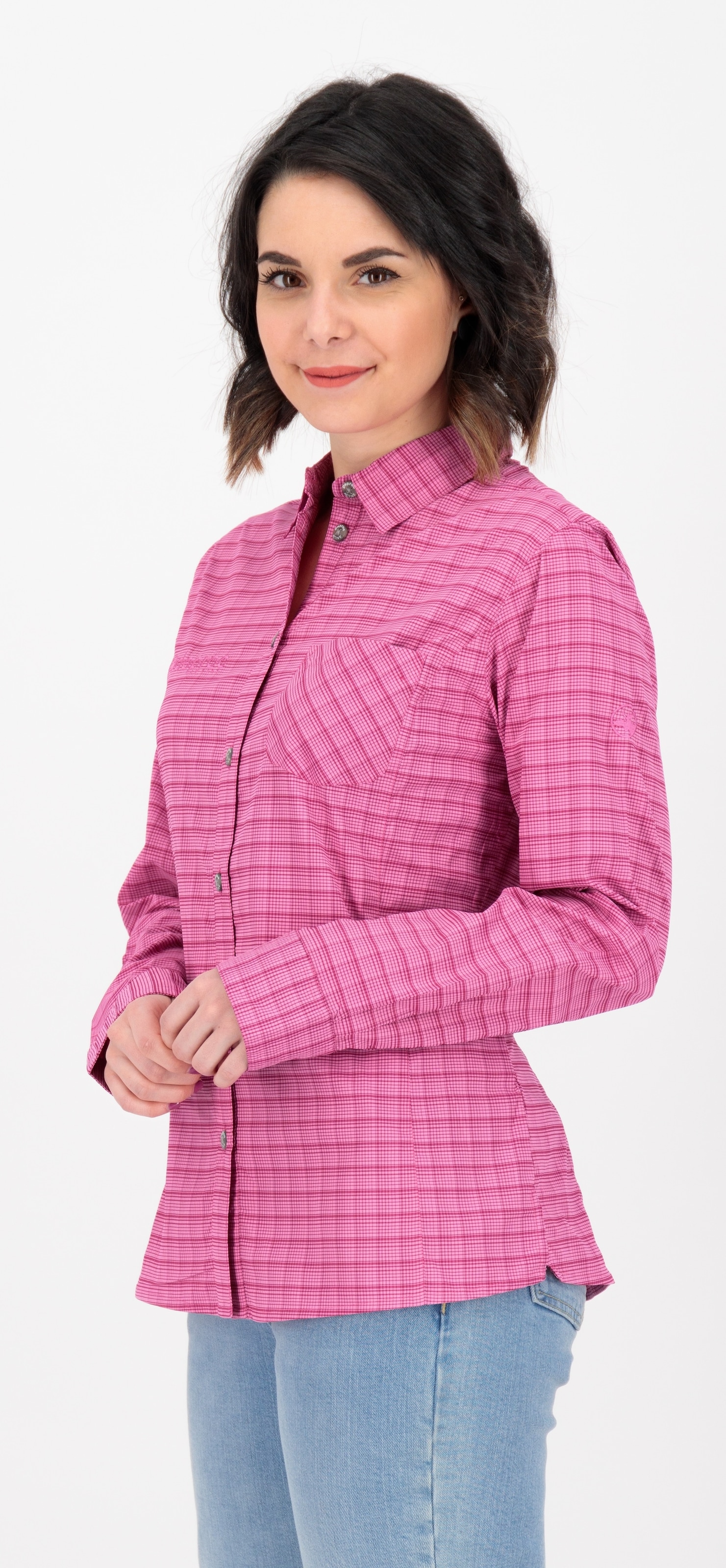 DEPROC Active Outdoorhemd »PHOENIX III LS WOMEN«, auch in Grossen Grössen erhältlich
