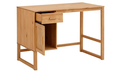 Home affaire Schreibtisch »Tanay«, Schreibtisch aus massivem Kiefernholz, Tür mit... kaufen