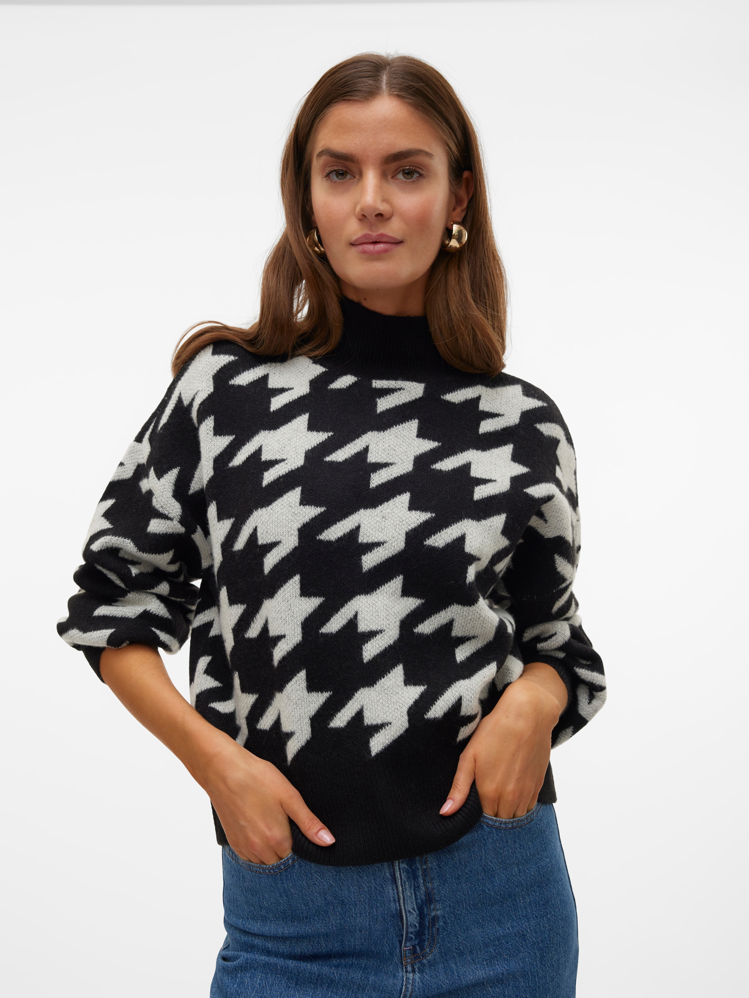 Vero Moda Stehkragenpullover »VMMIRA LS HIGHNECK PULLOVER BOO«