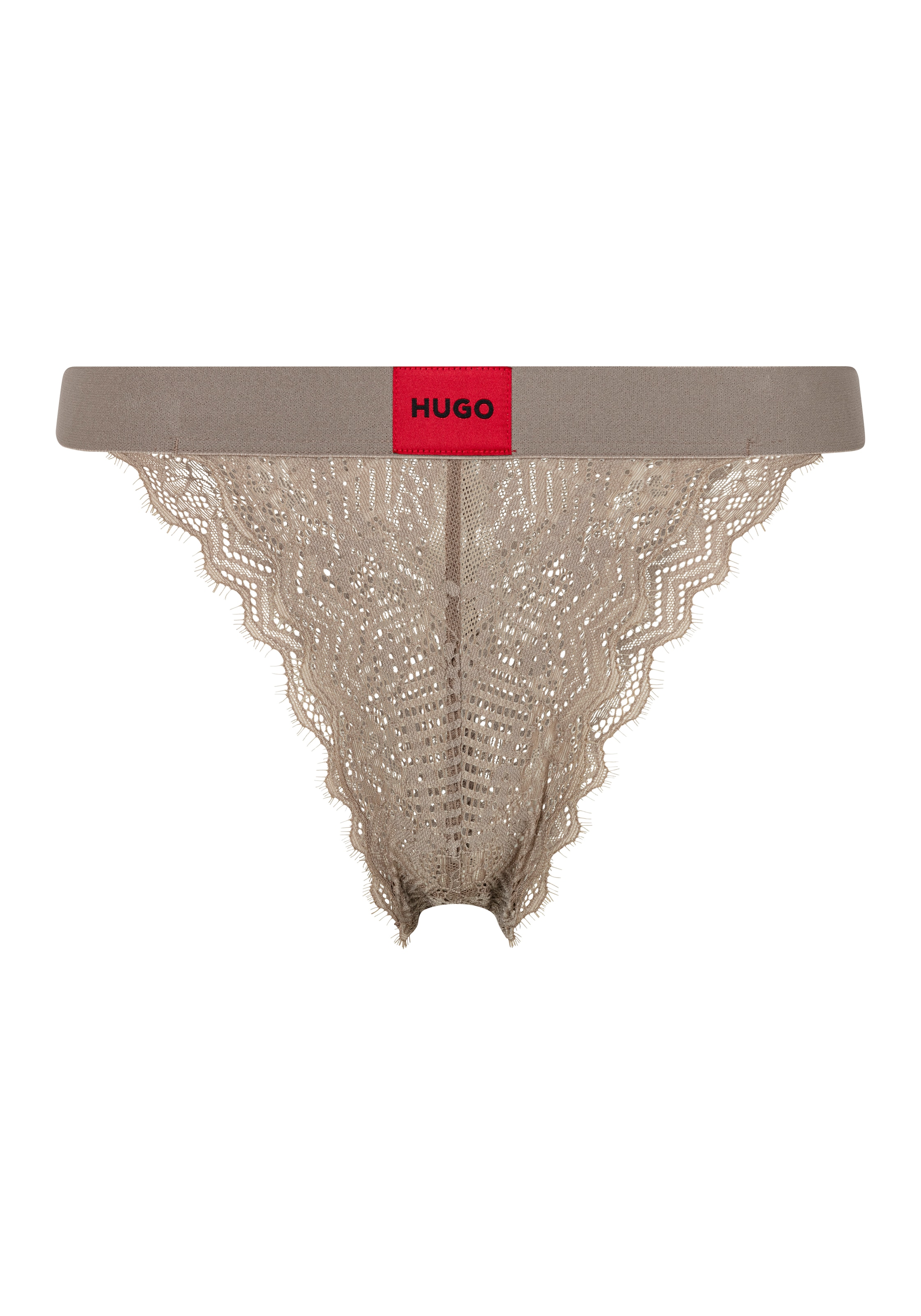 HUGO Underwear Slip »BRIEF RL LACE«, aus Stretch-Spitze, mit Logoschriftzug auf dem Bund
