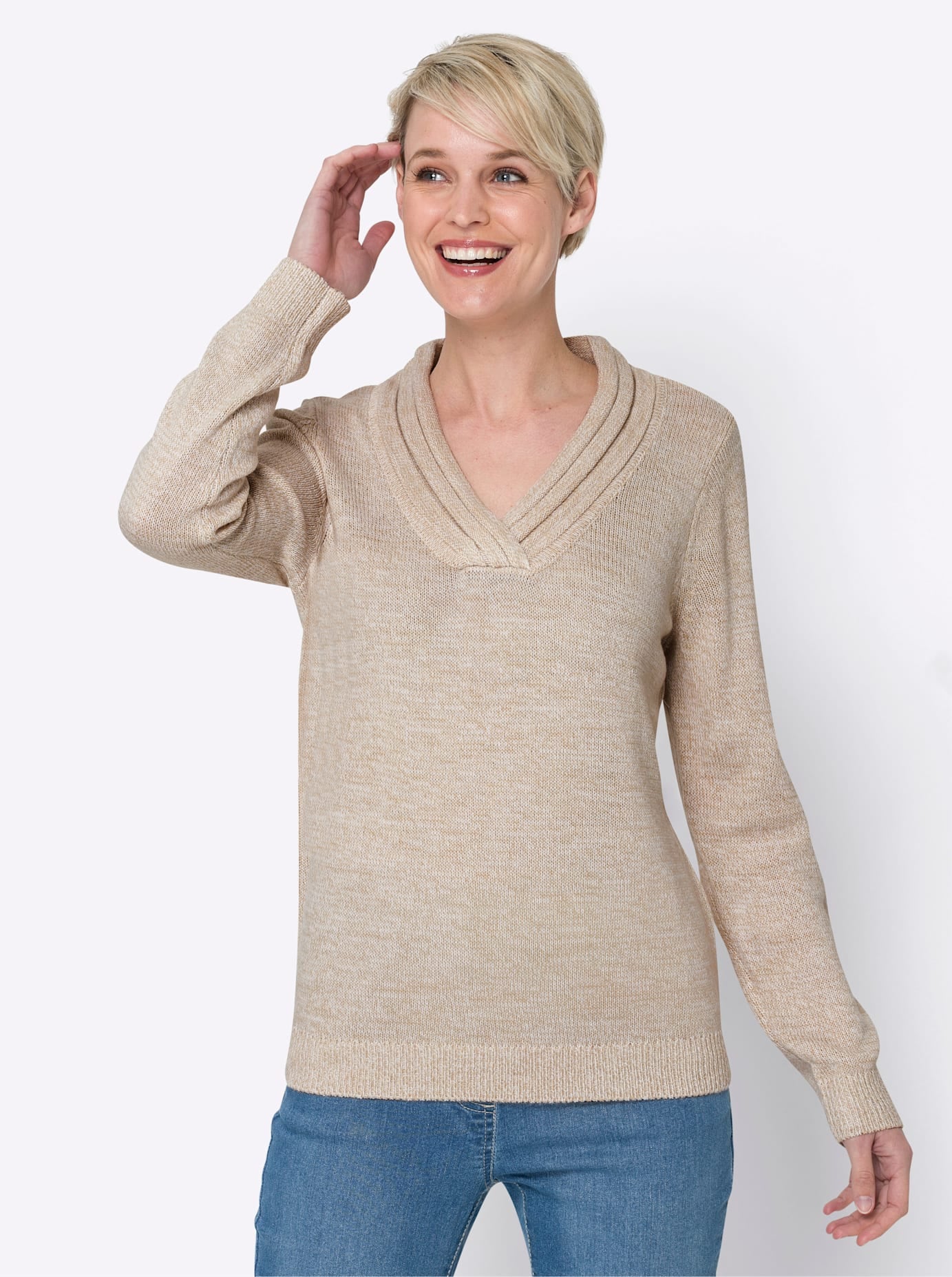 Classic Basics V-Ausschnitt-Pullover »Pullover«