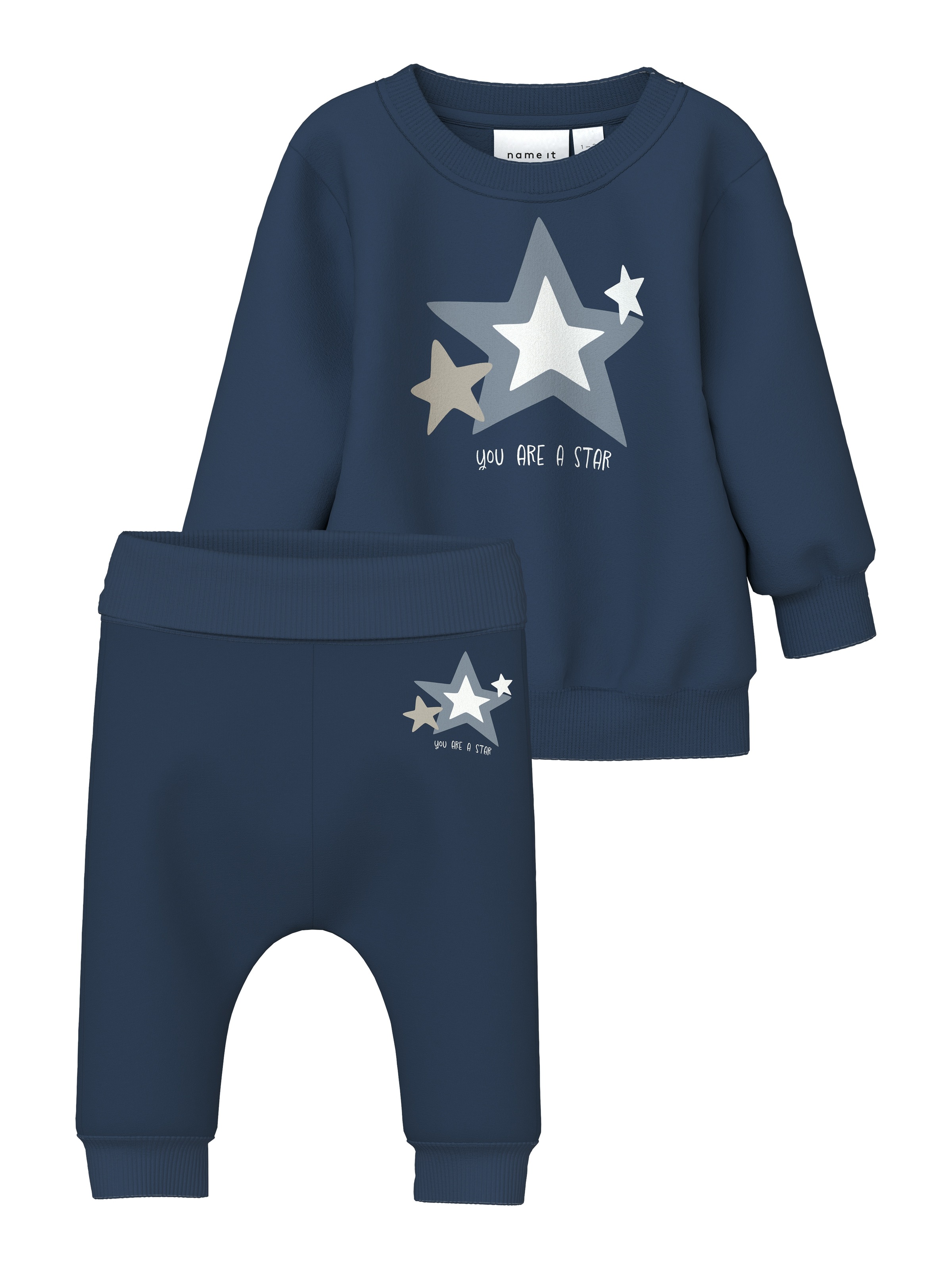 Name It Sweatshirt »NBMVONNE LS SWEAT BOX BRU SET«, 2 Stk.