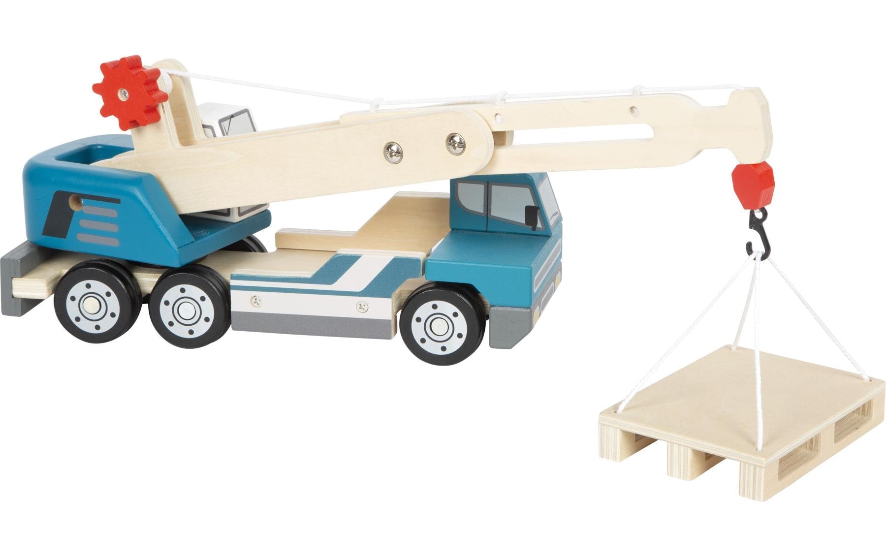 Small Foot Spielzeug-Kran »Kranwagen mit Palette«