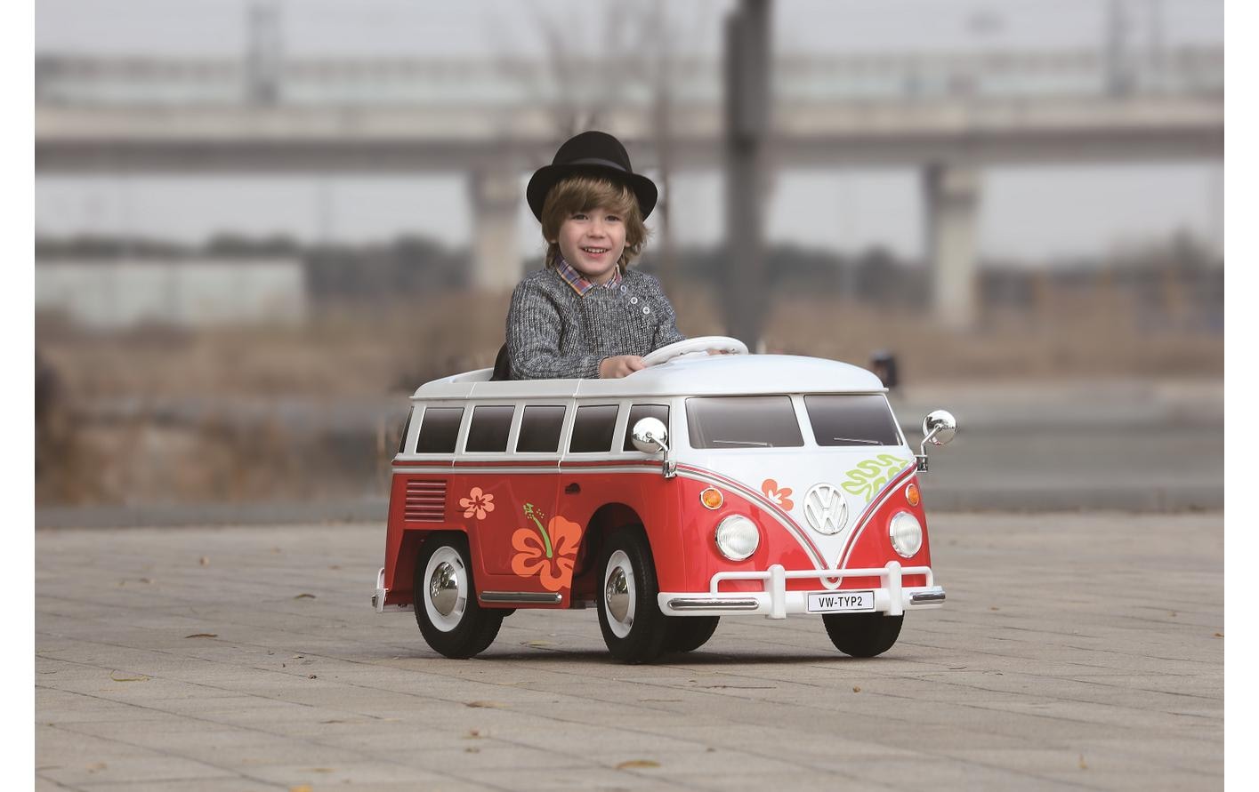 Rollplay Elektro-Kinderauto »VW Bus Rot Weissv«, ab 3 Jahren