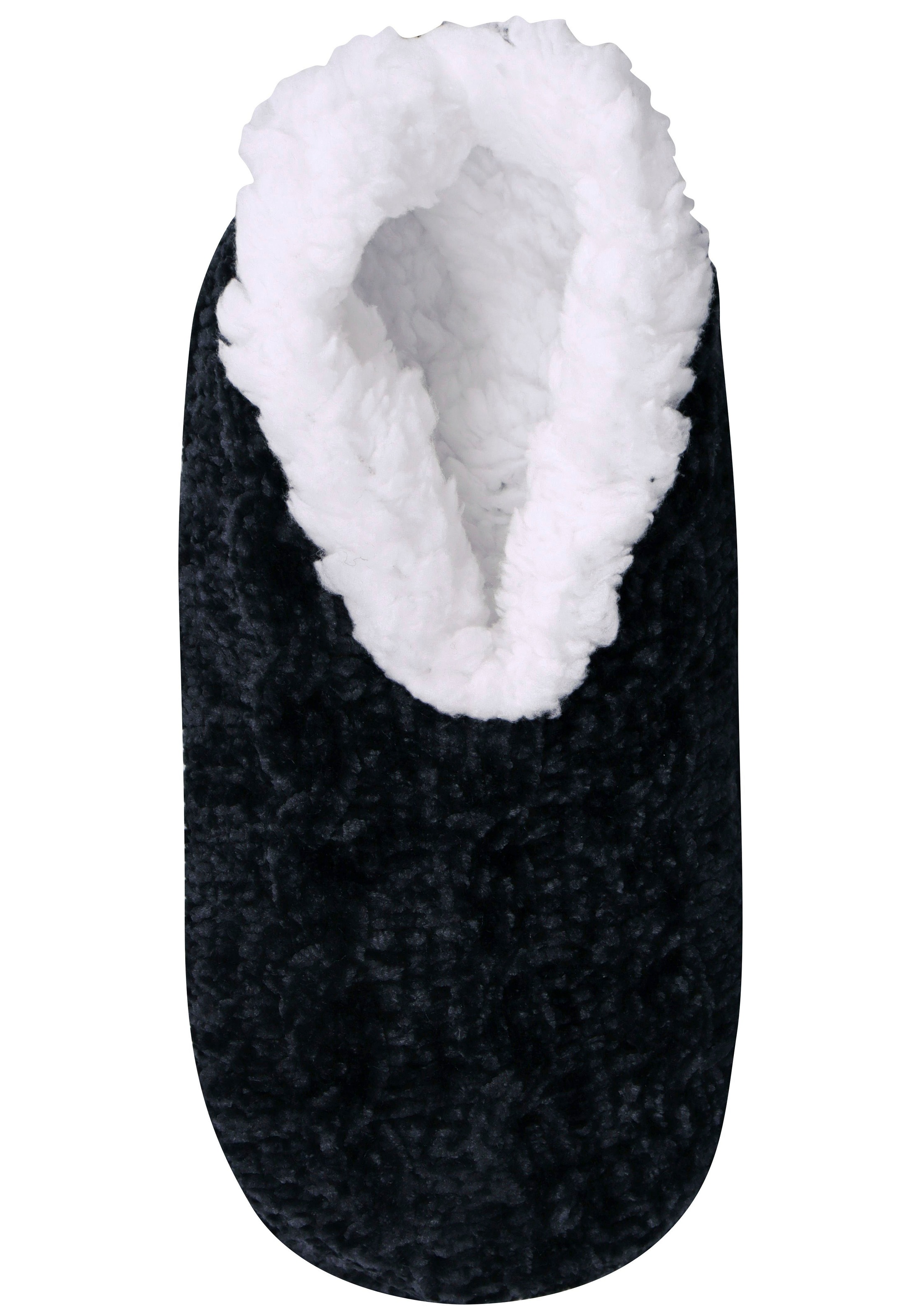 Capelli New York Kuschelsocken, mit flauschigem Kunstfellfutter