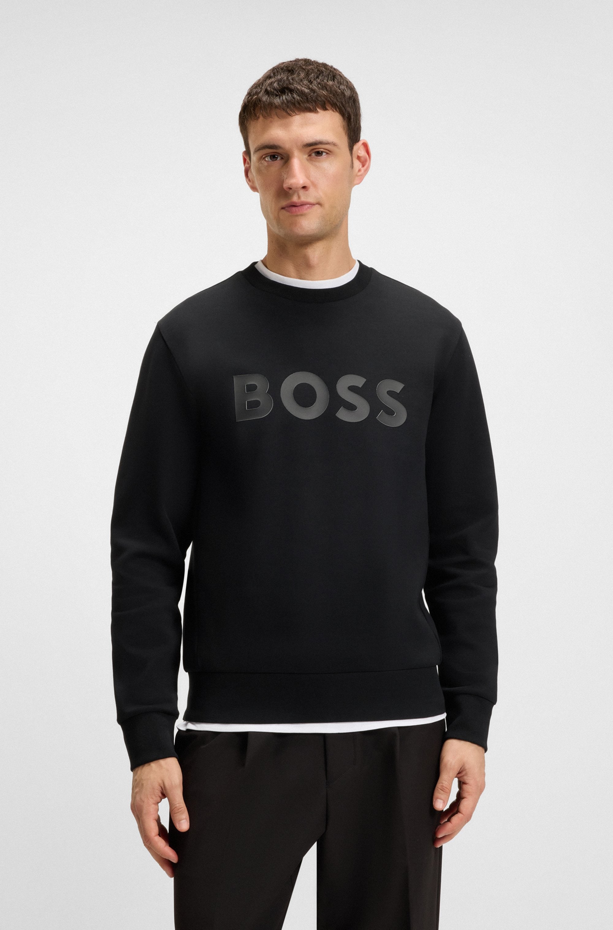 BOSS GREEN Sweatshirt »Salbo«, mit Logodruck