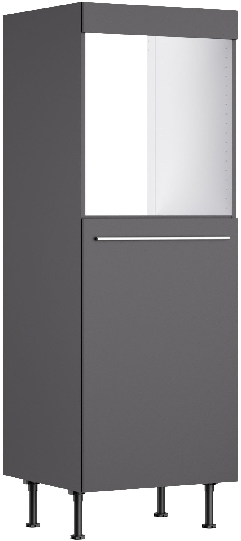 KOCHSTATION Backofen/Kühlumbauschrank "KS-Bern2" Breite 60 cm, Höhe 176,6 cm, 1 Tür für integrierten Kühlschrank