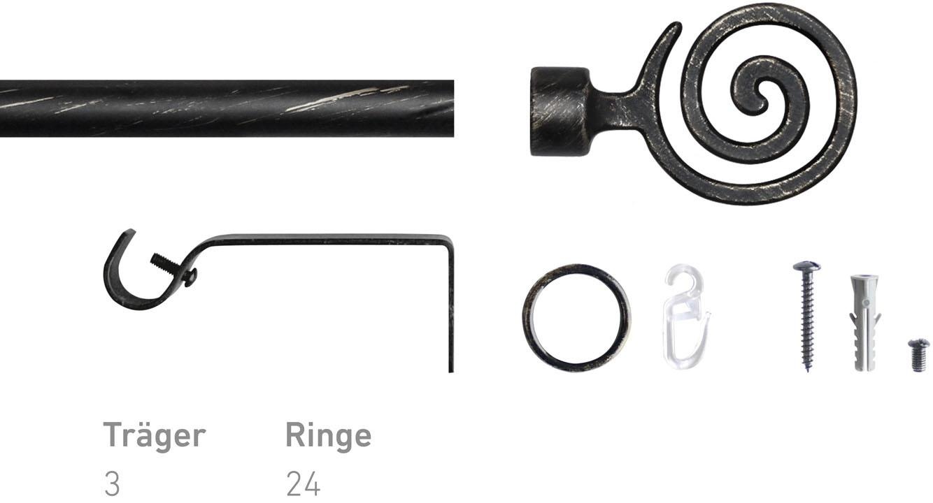Good Life Gardinenstange "Jana" Ø 13 mm 1 läufig-läufig ausziehbar, Fixmaß