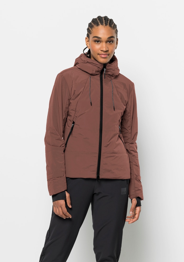 Jack Wolfskin Fahrradjacke »BIKE COMMUTE INS JKT W«, mit Kapuze