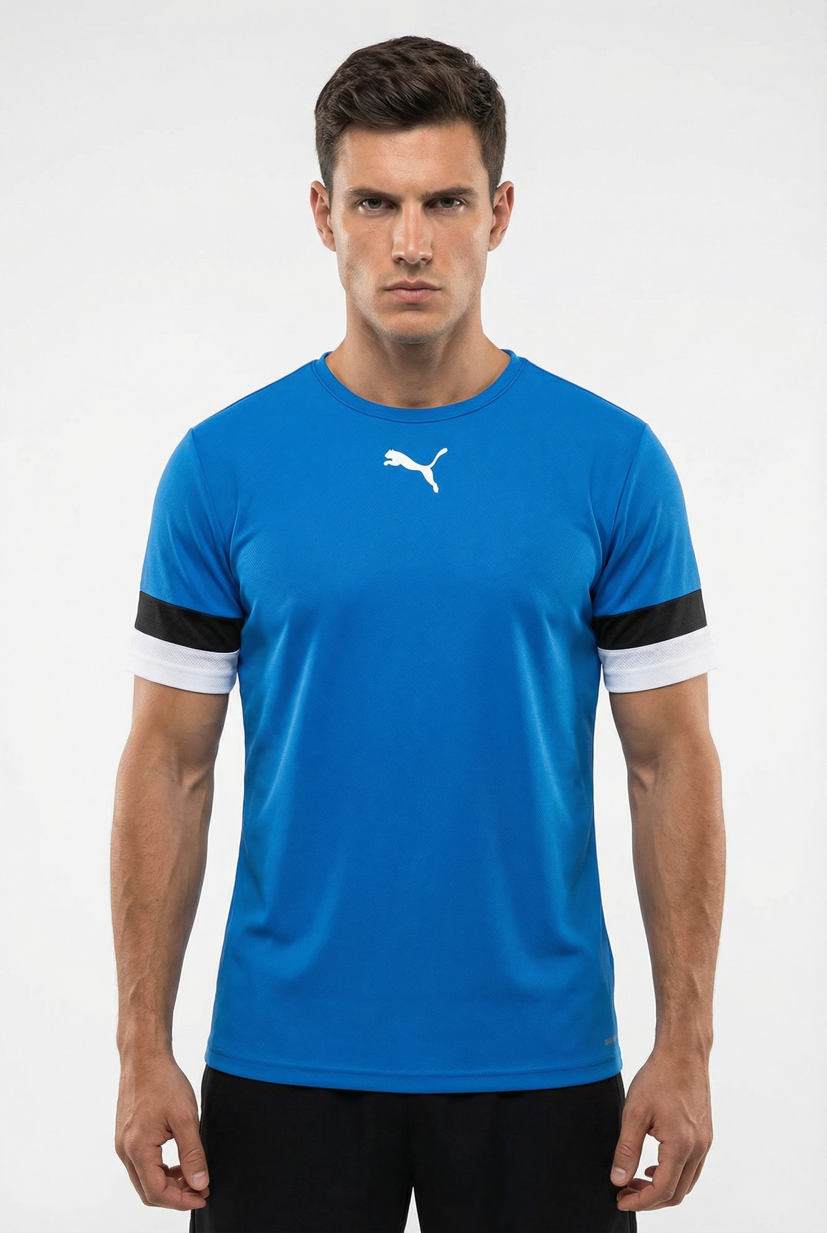 PUMA Fussballtrikot "TEAMRISE JERSEY" Regular Fit, mit Rundhalsausschnitt, mit Mesh-Details an den Ärmeln