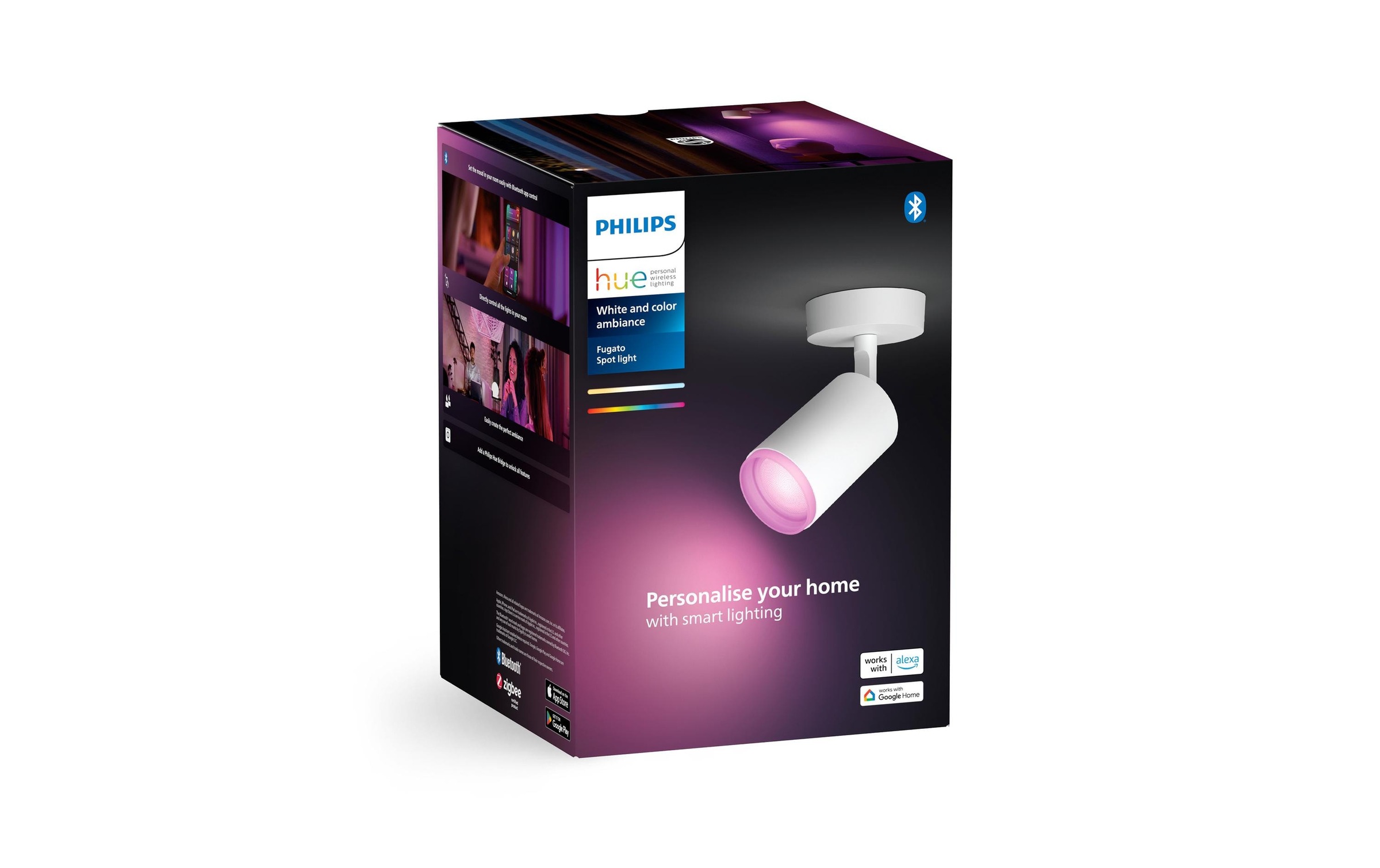 Philips Hue LED Deckenleuchte »Fugato 1er-Spot«, Leuchtmittel GU10 | LED wechselbar