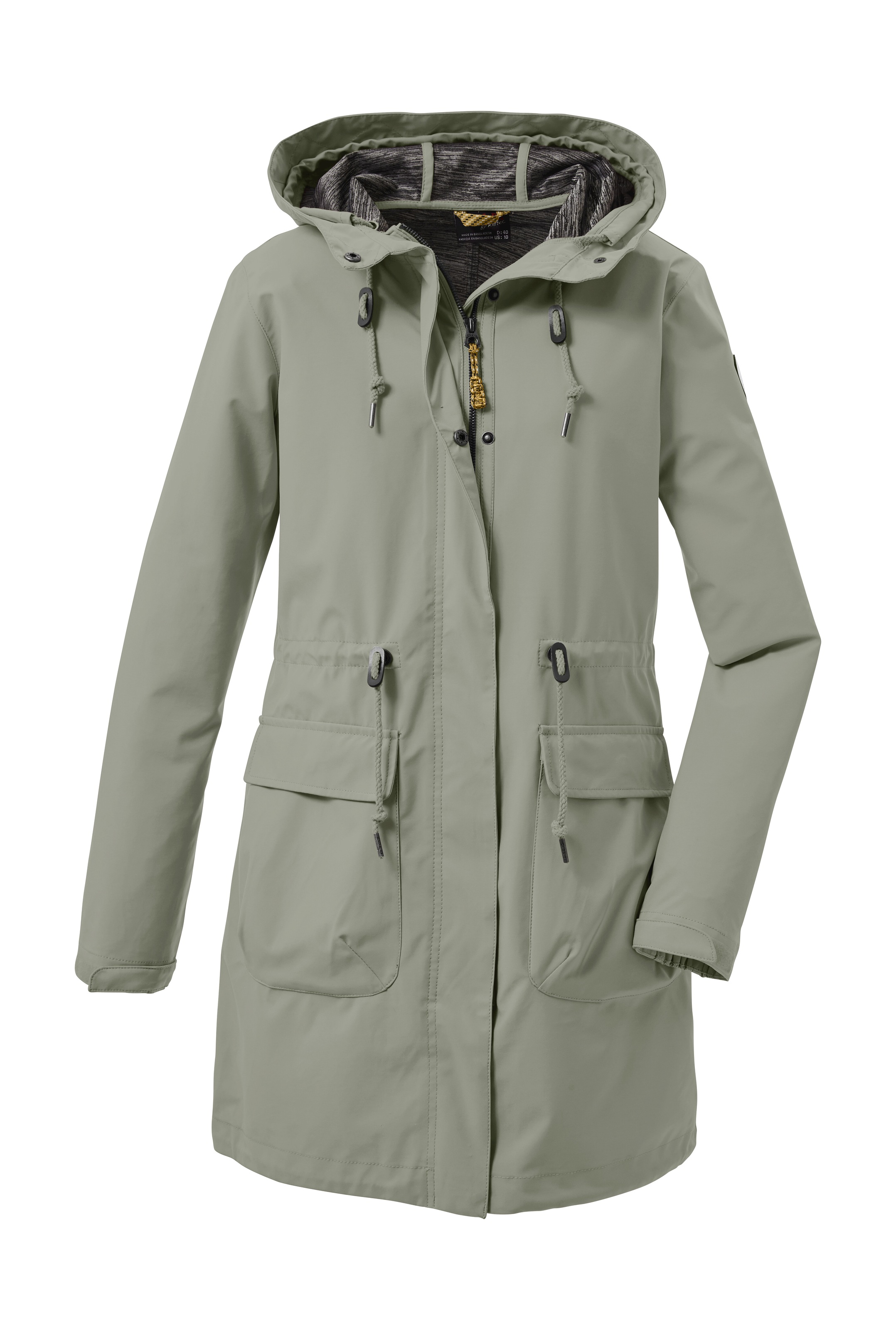 G.I.G.A. DX by killtec Softshellparka »GS 99 WMN SFTSHLL PRK« Damen Softshell Parka, 8.000 mm Wassersäule, atmungsaktiv, verstellbar