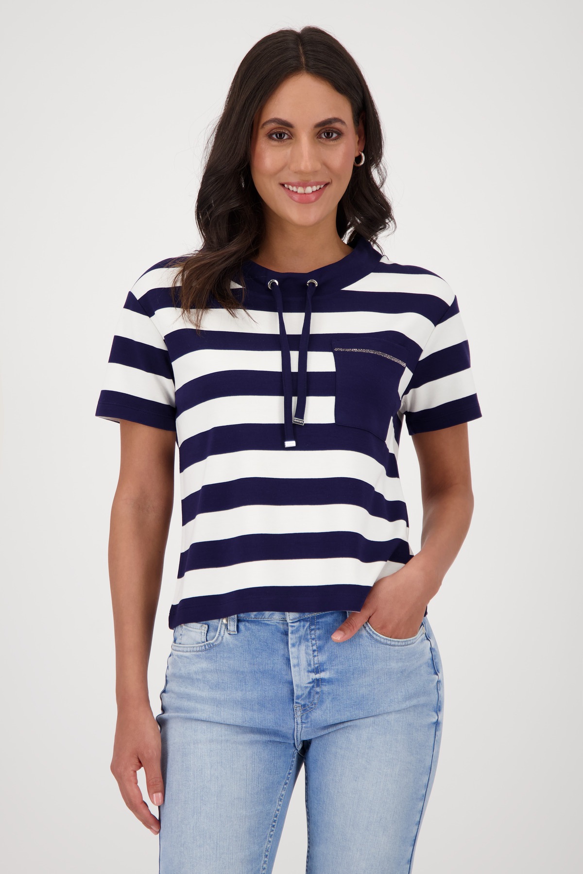 Monari Sweatshirt »SweatshirtK5Ringel«, mit Streifen