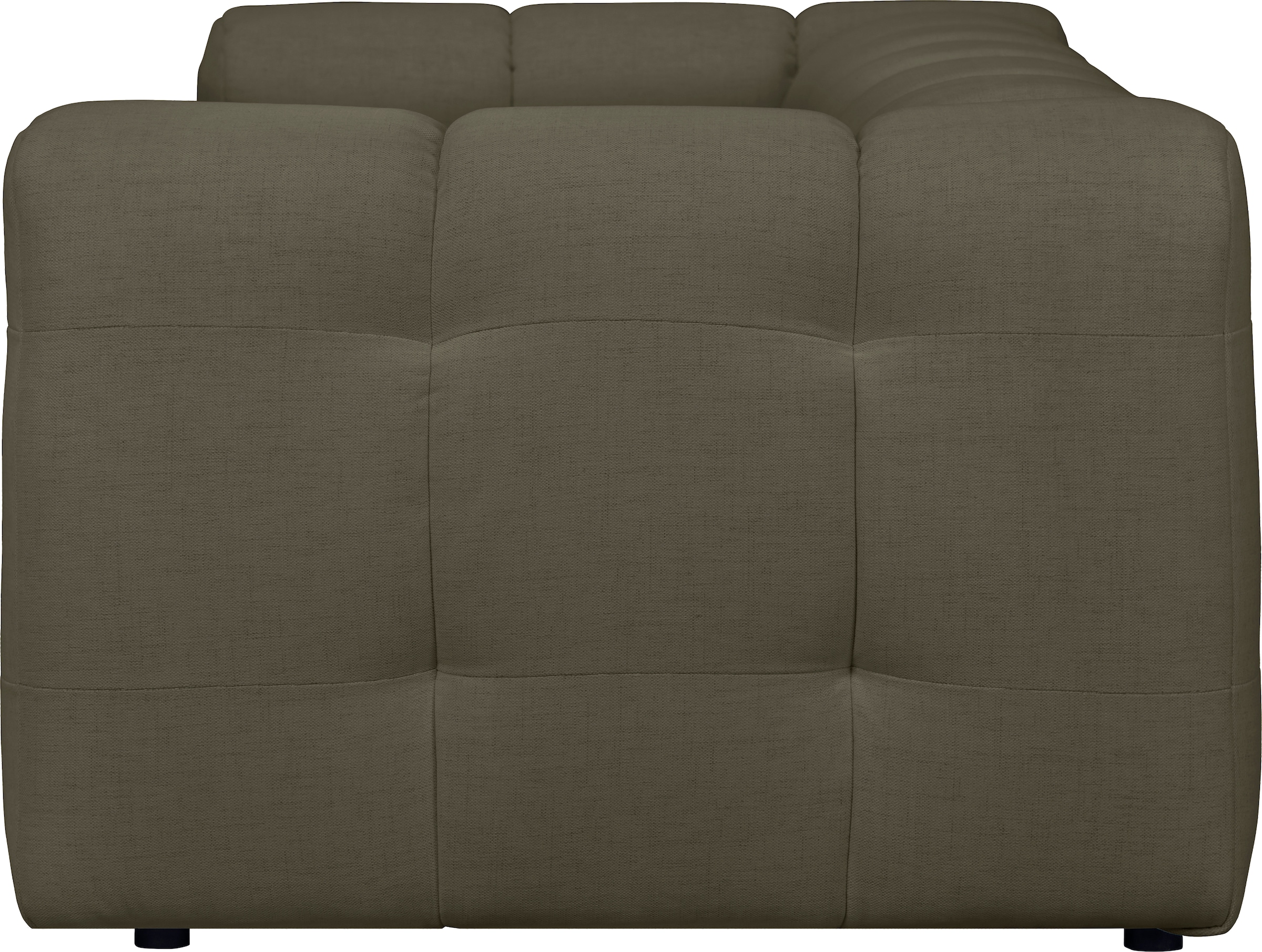 LeGer Home by Lena Gercke 3-Sitzer »TALISHA Designersofa, moderne Steppung, Masse B/T/H: 229/110/75 cm«, aufwendig gepolstert, hoher Sitzkomfort