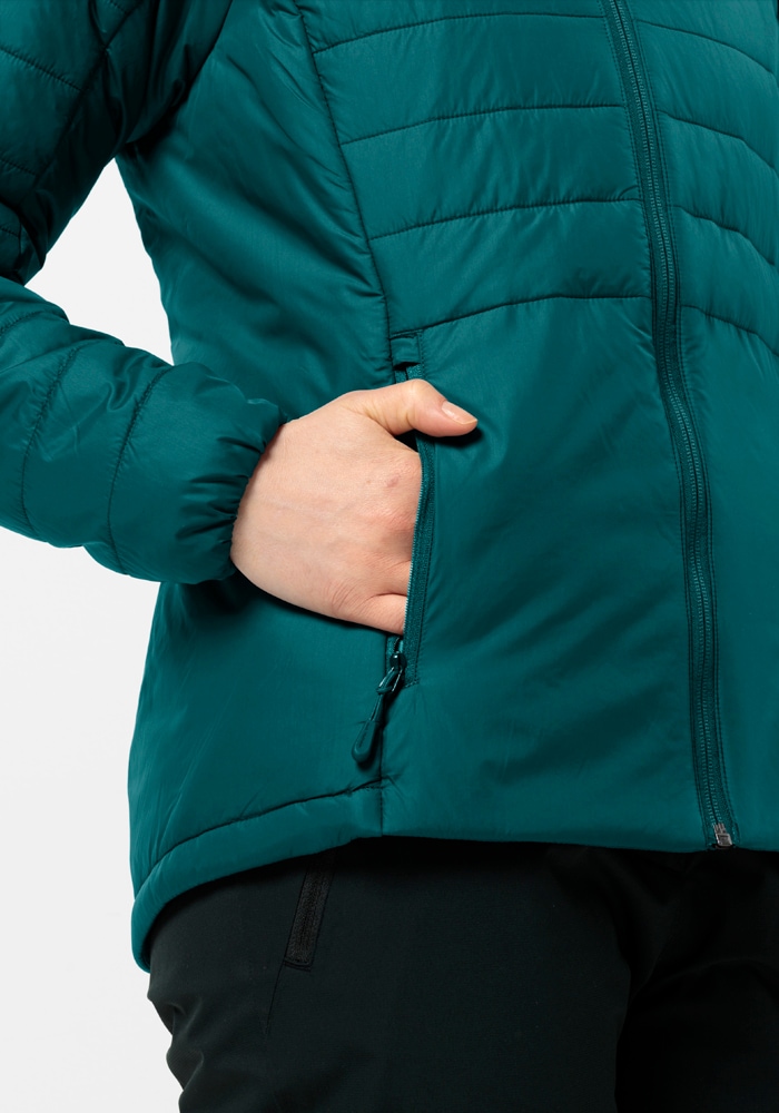 Jack Wolfskin Funktionsjacke »LAPAWA INS HOODY W«, mit Kapuze