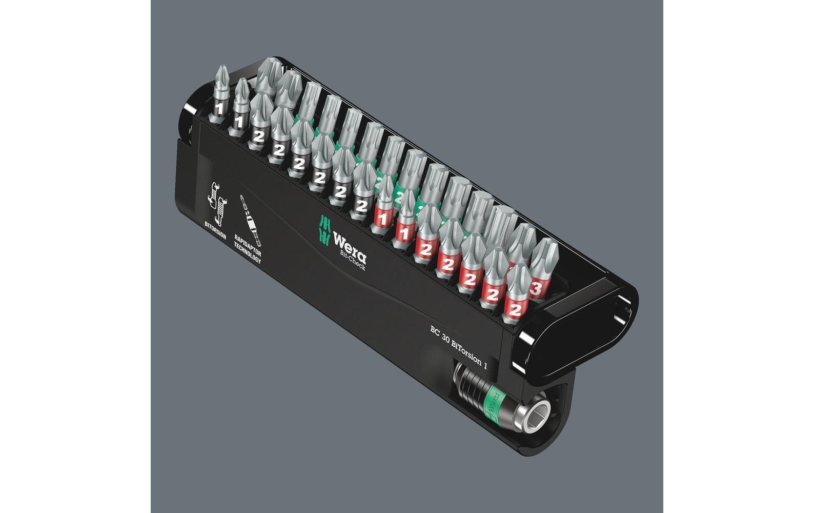 Wera Bit-Set »Bit-Check 30 BiTorsion«, (30 St.)