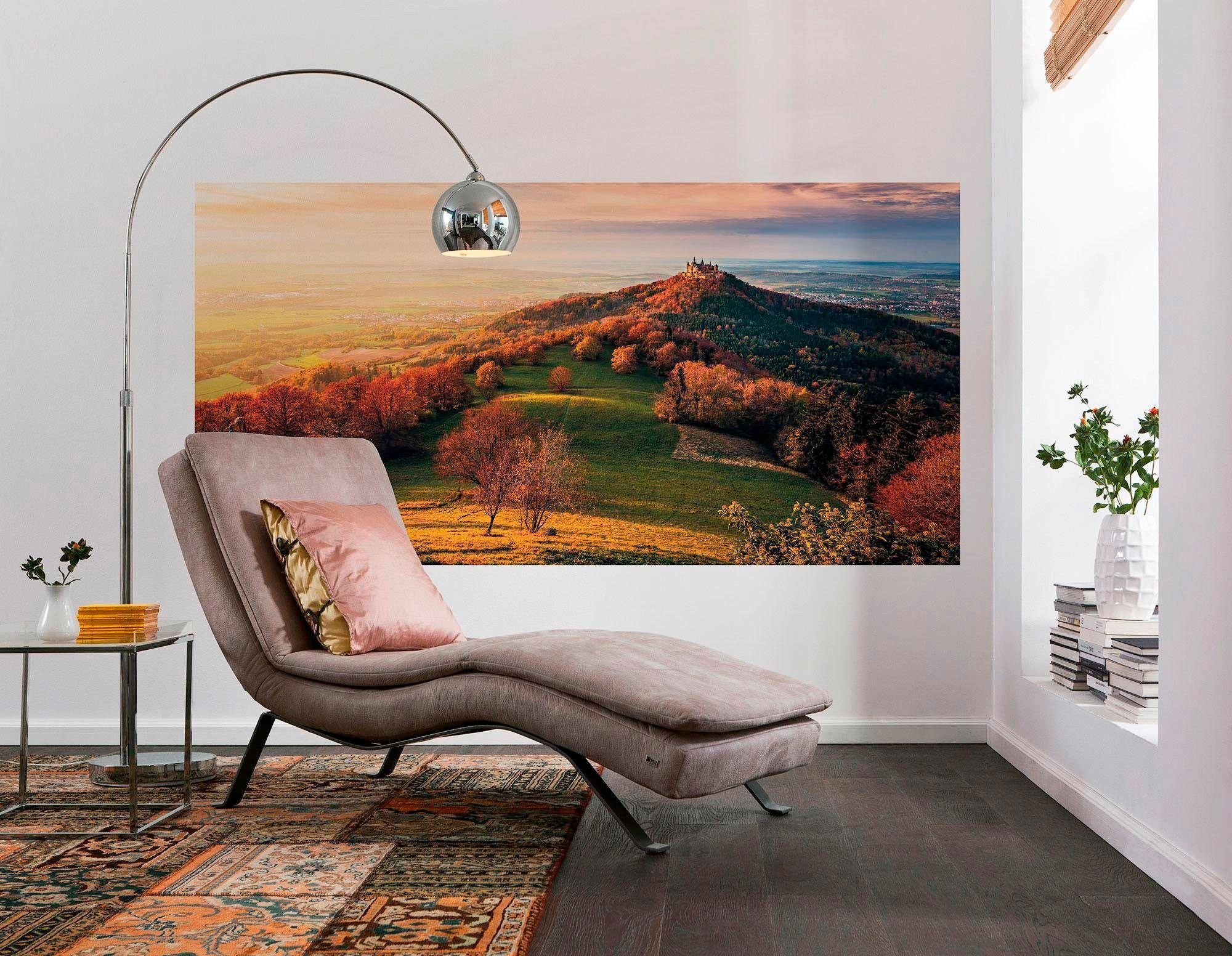 Komar Vliestapete »Digitaldruck Vlies - Fairy Tale Castle - Grösse 200 x 100 cm«, bedruckt, Wohnzimmer, Schlafzimmer