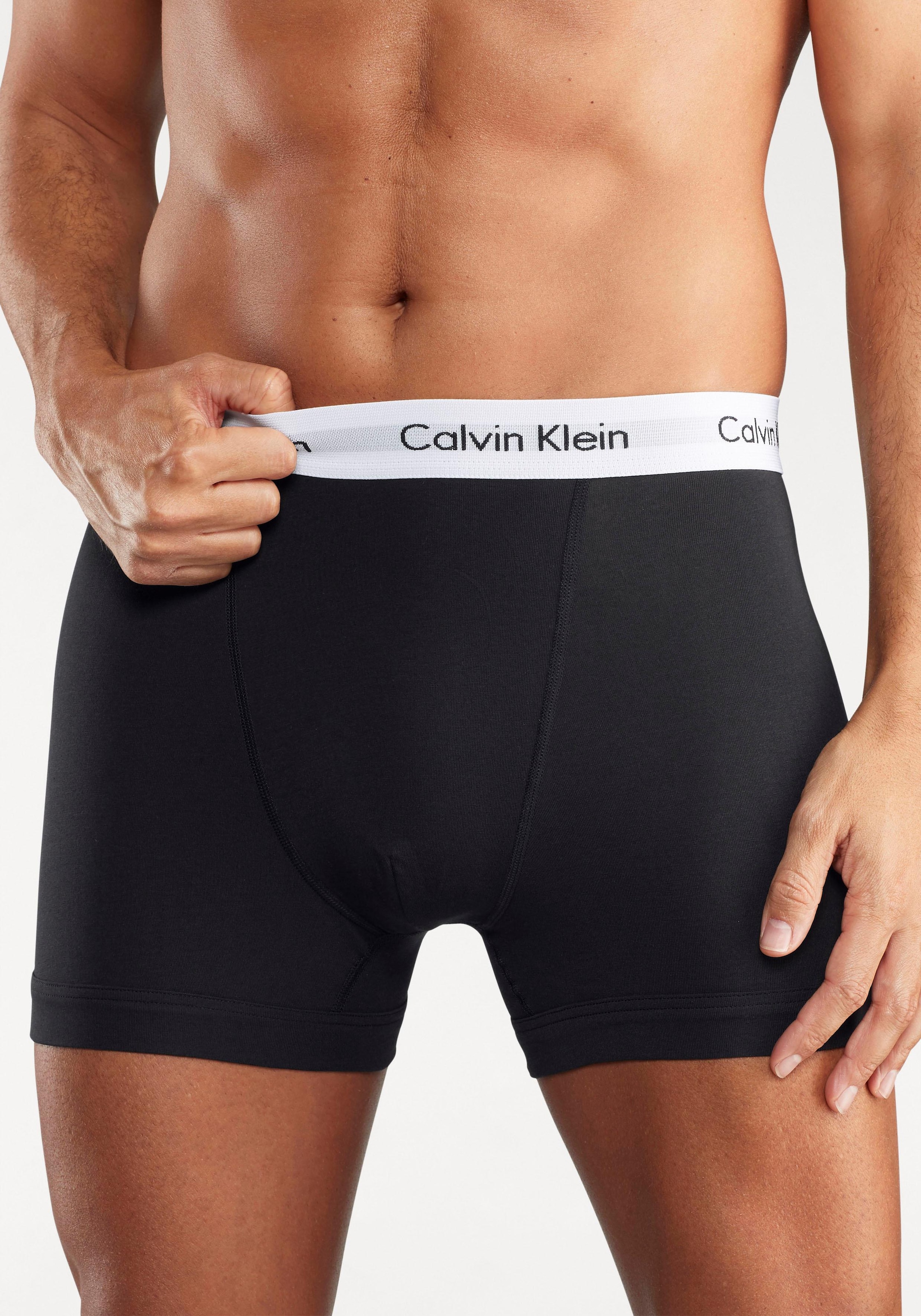 Calvin Klein Underwear Boxer »CK Boxer 3x«, (3 St.), mit Logoschriftzug am Bund