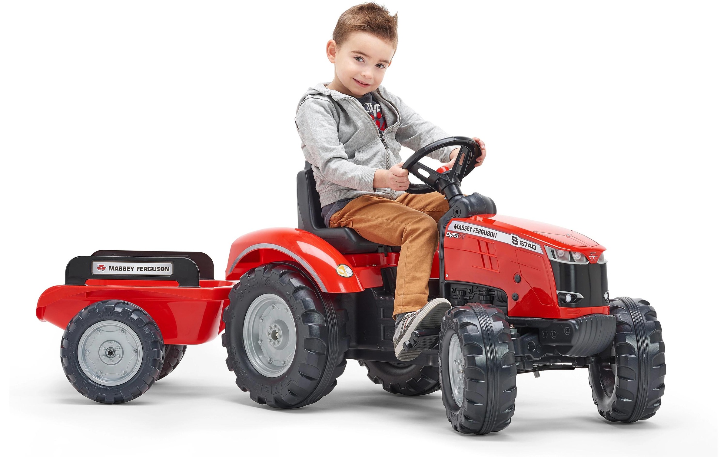 Falk Rutscherauto »Massey Ferguson Traktor + Anh. L«