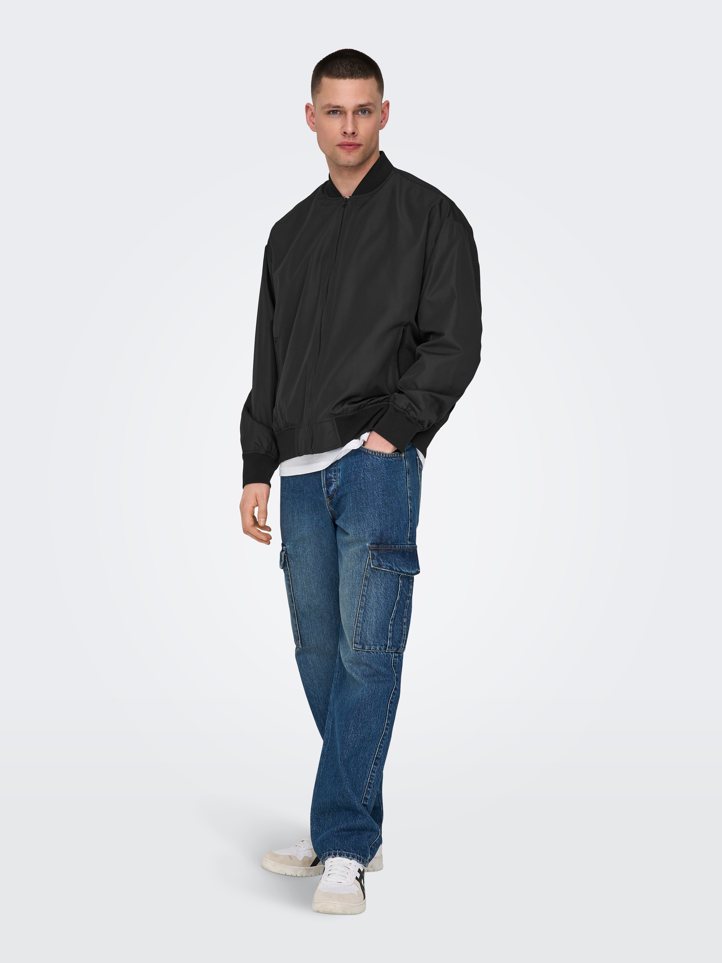 ONLY & SONS Bomberjacke »ONSGAVIN BOMBER JACKET OTW CS«, ohne Kapuze