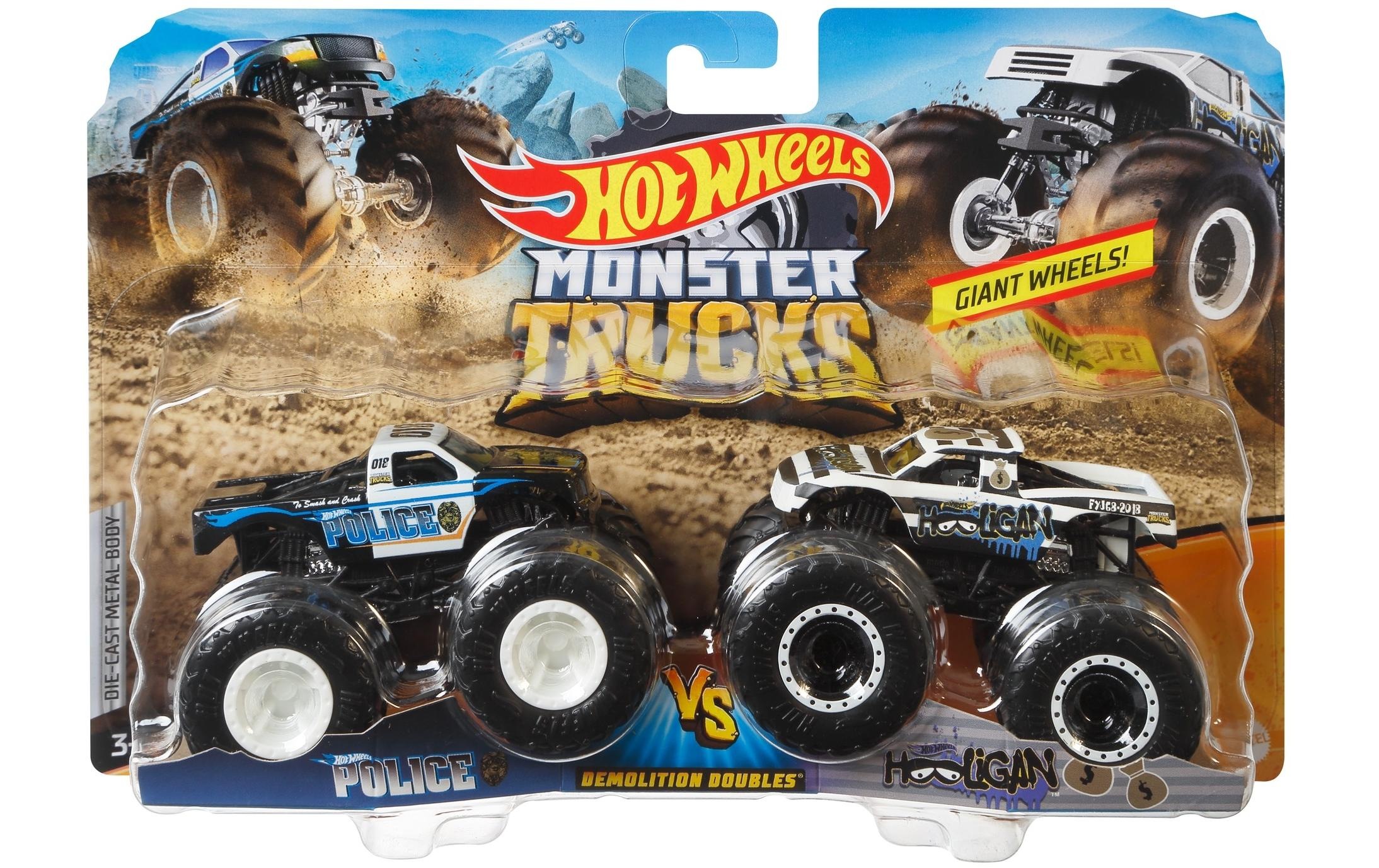Hot Wheels Spielzeug-Auto »Monster Trucks Die-Cast 2er-Pack«