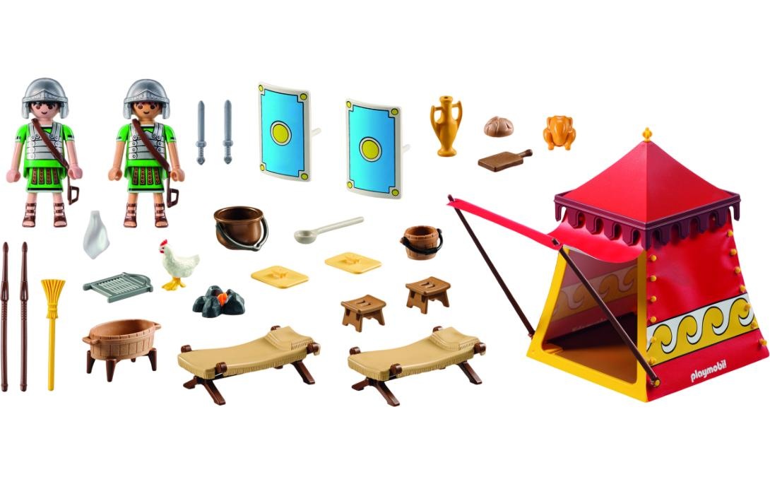 Playmobil® Spielbausteine »Asterix Legionärszelt 71829«, (51 St.)