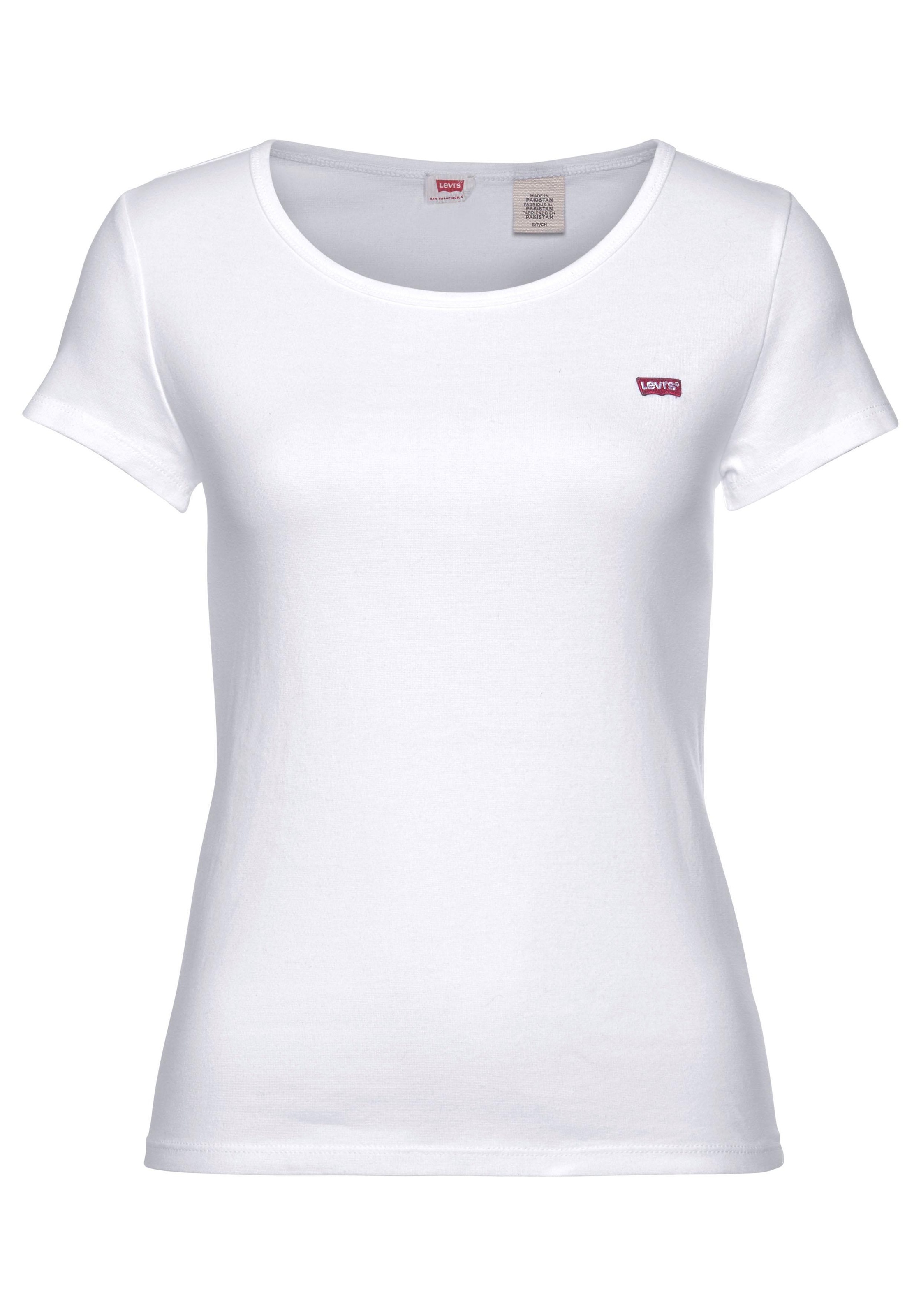 Levi's® T-Shirt »Mini-Logo«, (Packung, 2 tlg.), mit kleiner Markenlogo-Stickerei auf der Brust
