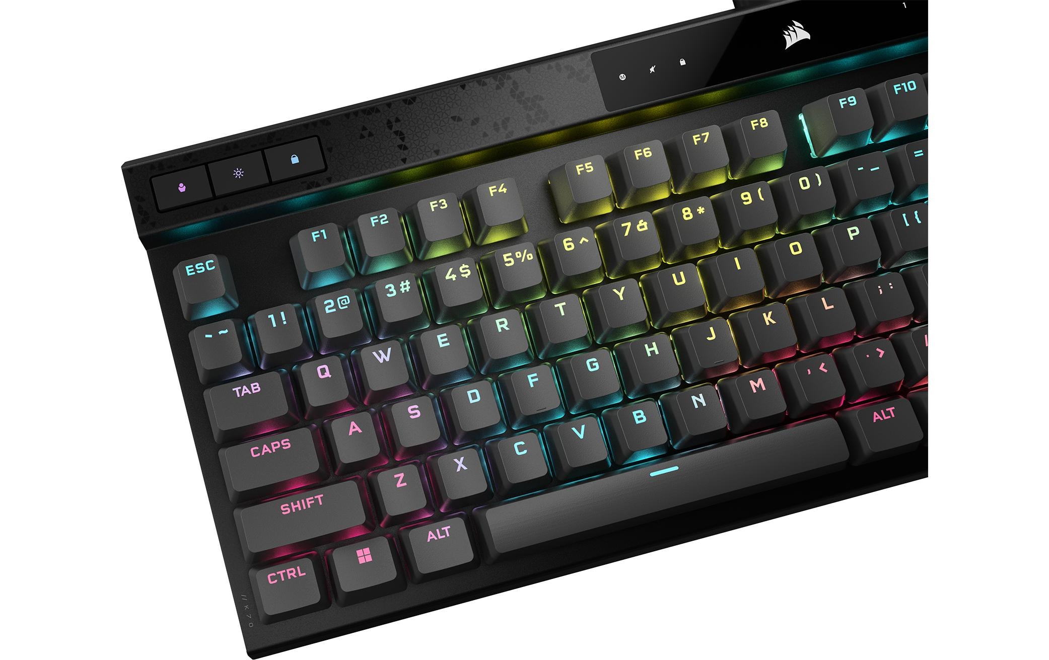 Corsair Gaming-Tastatur »K70 MAX RGB«, (Ziffernblock)