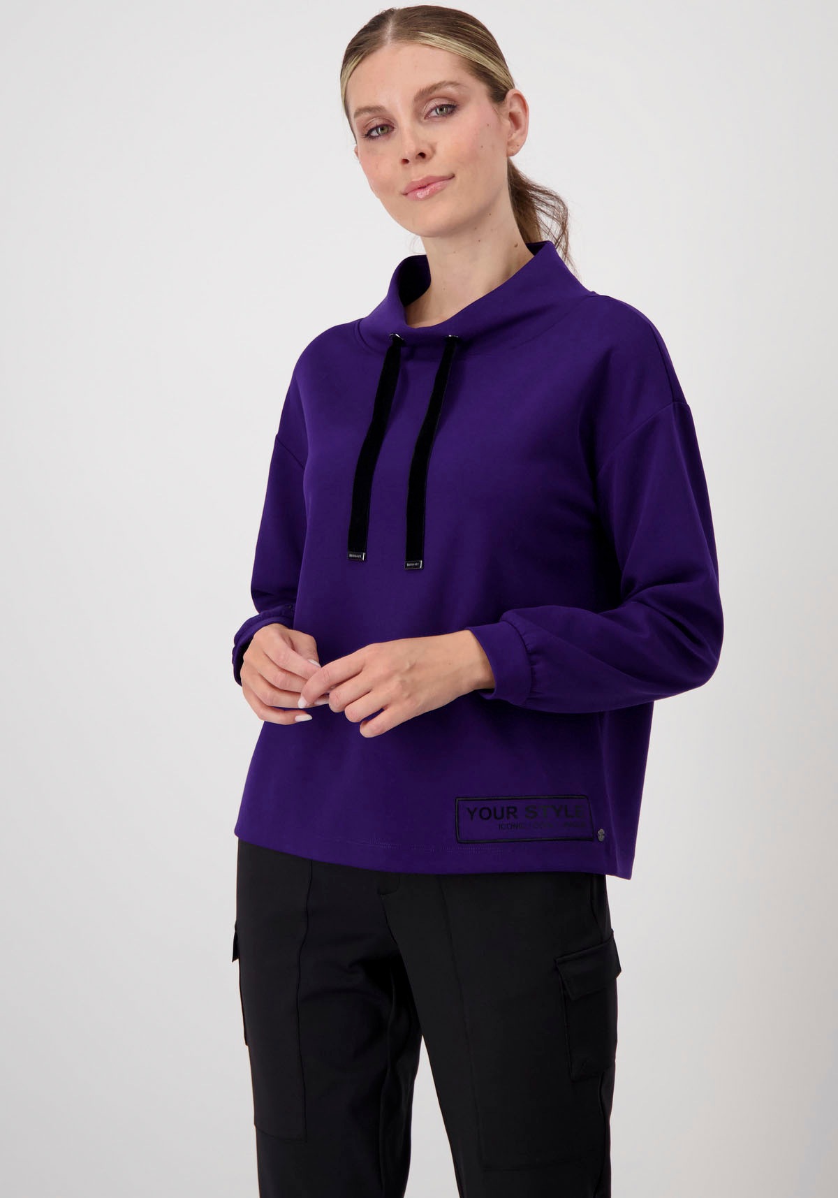 Trendfarbe in Sweatshirt, Schweiz Monari Jelmoli-Versand online bei kaufen angesagter