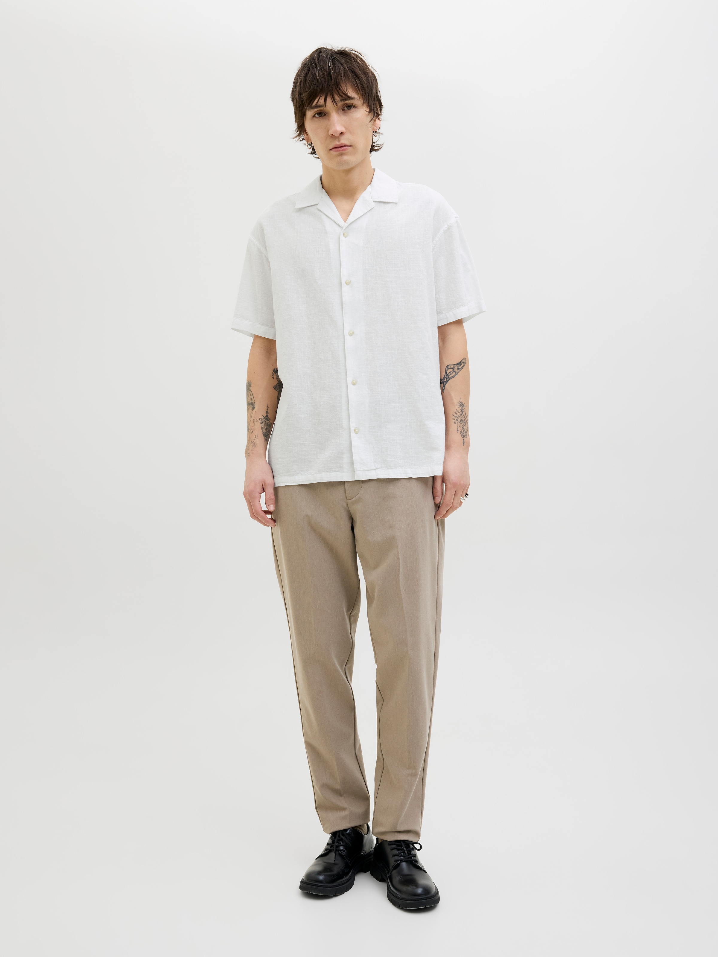 Jack & Jones Kurzarmhemd »JJESUMMER RESORT SHIRT SS SN«, mit Resort Kragen