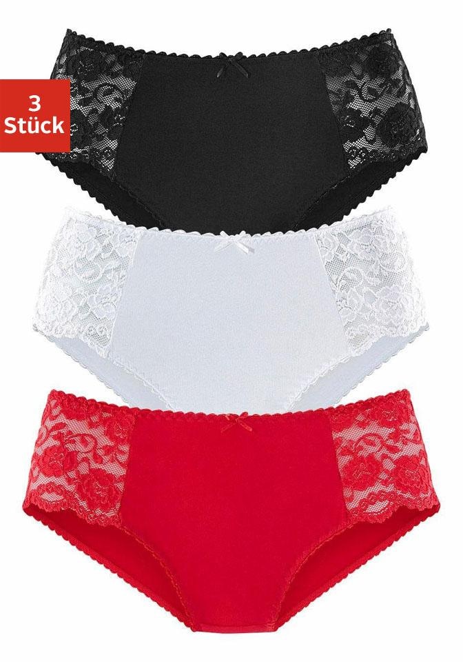 (Packung, bestellen elastischer Shop im Hüftslip, aus Baumwoll-Qualität 3 ❤ petite St.), fleur Jelmoli-Online