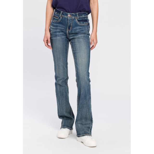 Arizona Bootcut-Jeans »mit Zippertasche«, High Waist online kaufen bei  Jelmoli-Versand Schweiz