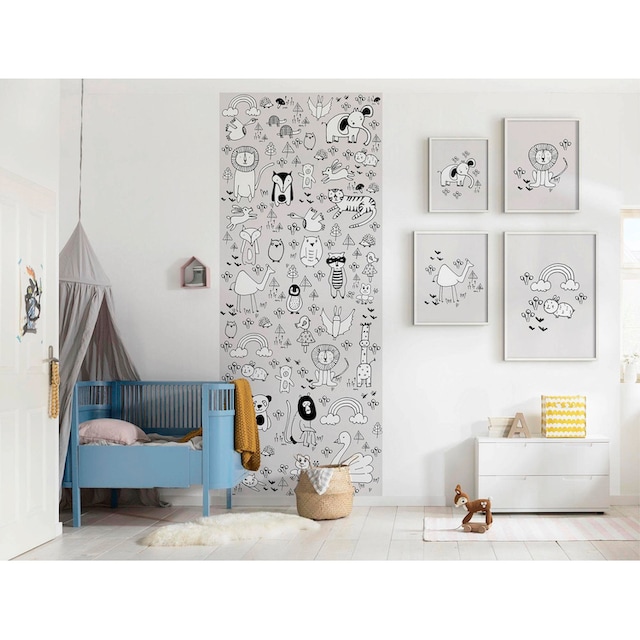 ❤ Komar Poster »Scribble Elephant«, Tiere, (Packung, 1 St.), Kinderzimmer,  Schlafzimmer, Wohnzimmer kaufen im Jelmoli-Online Shop