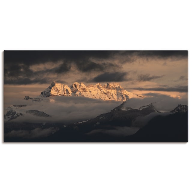 Artland Wandbild »Dents du Midi, Schweizer Berge«, Berge, (1 St.), als  Leinwandbild, Wandaufkleber oder Poster in versch. Grössen online shoppen |  Jelmoli-Versand