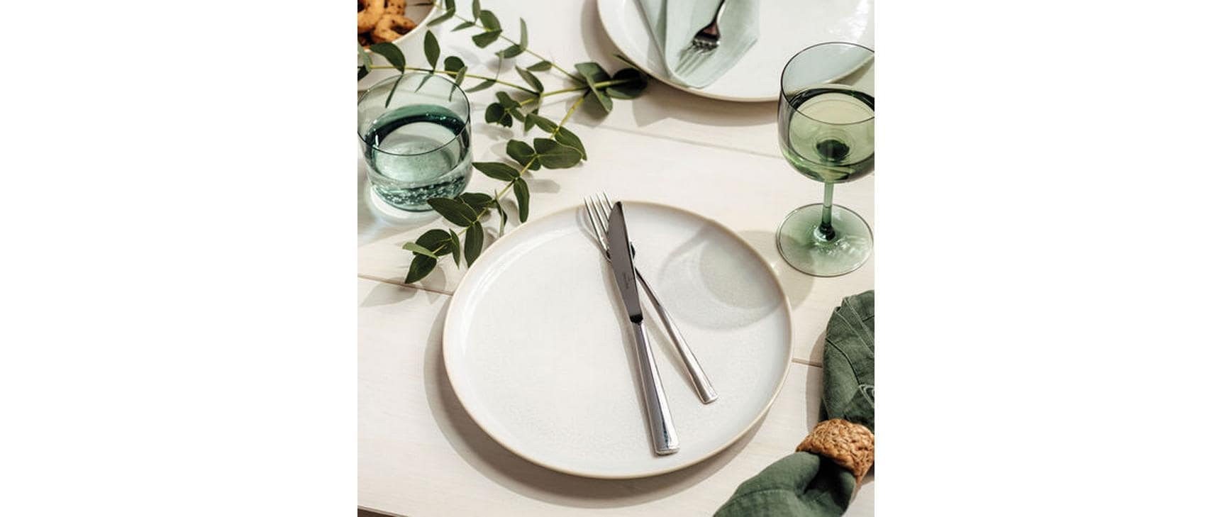 Villeroy & Boch Speiseteller »Crafted Cotton Ø 26 cm, 6 Stück,Weiss«