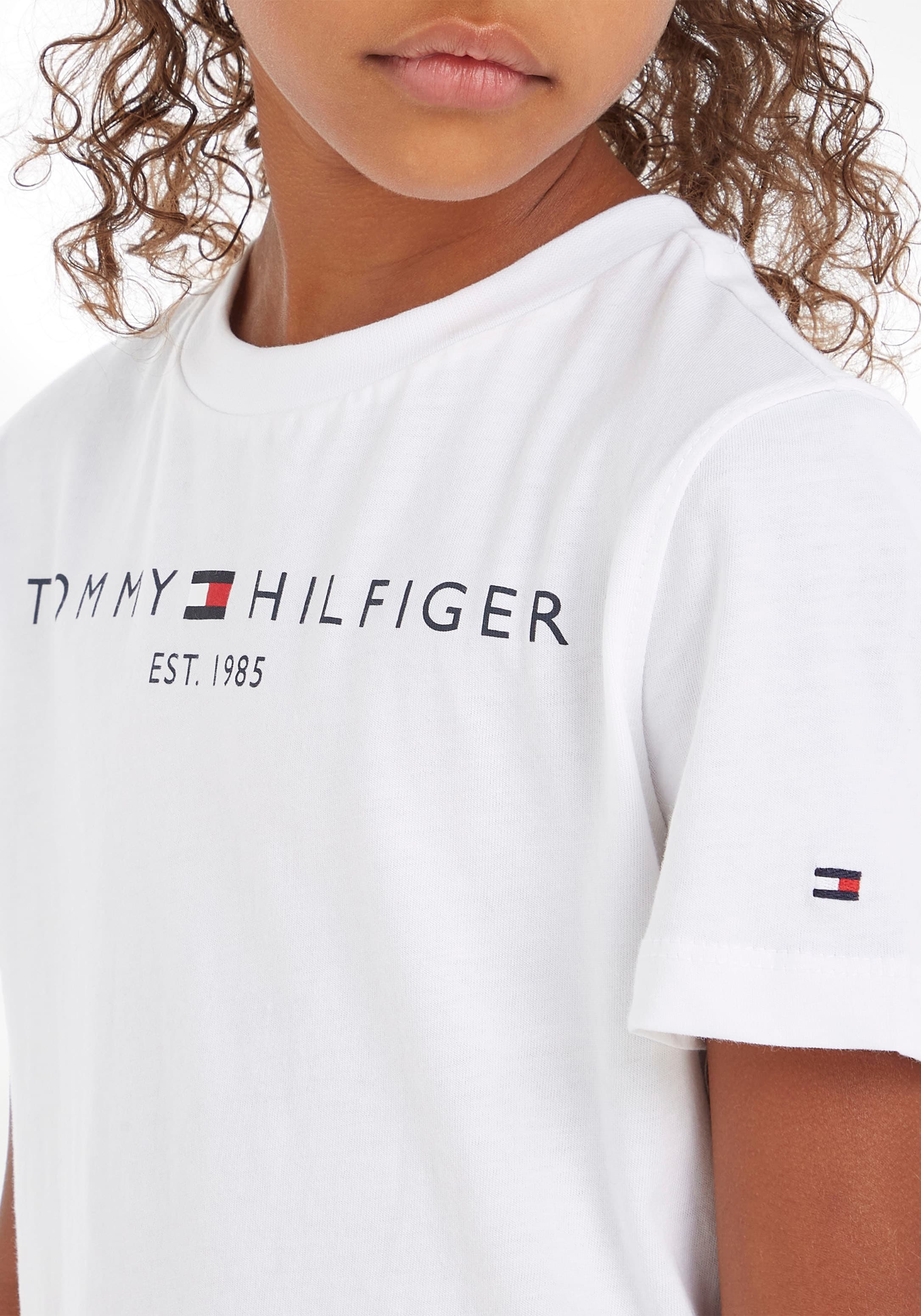 Tommy Hilfiger T-Shirt »ESSENTIAL TEE«, Kinder Kids Junior MiniMe,für Jungen und Mädchen