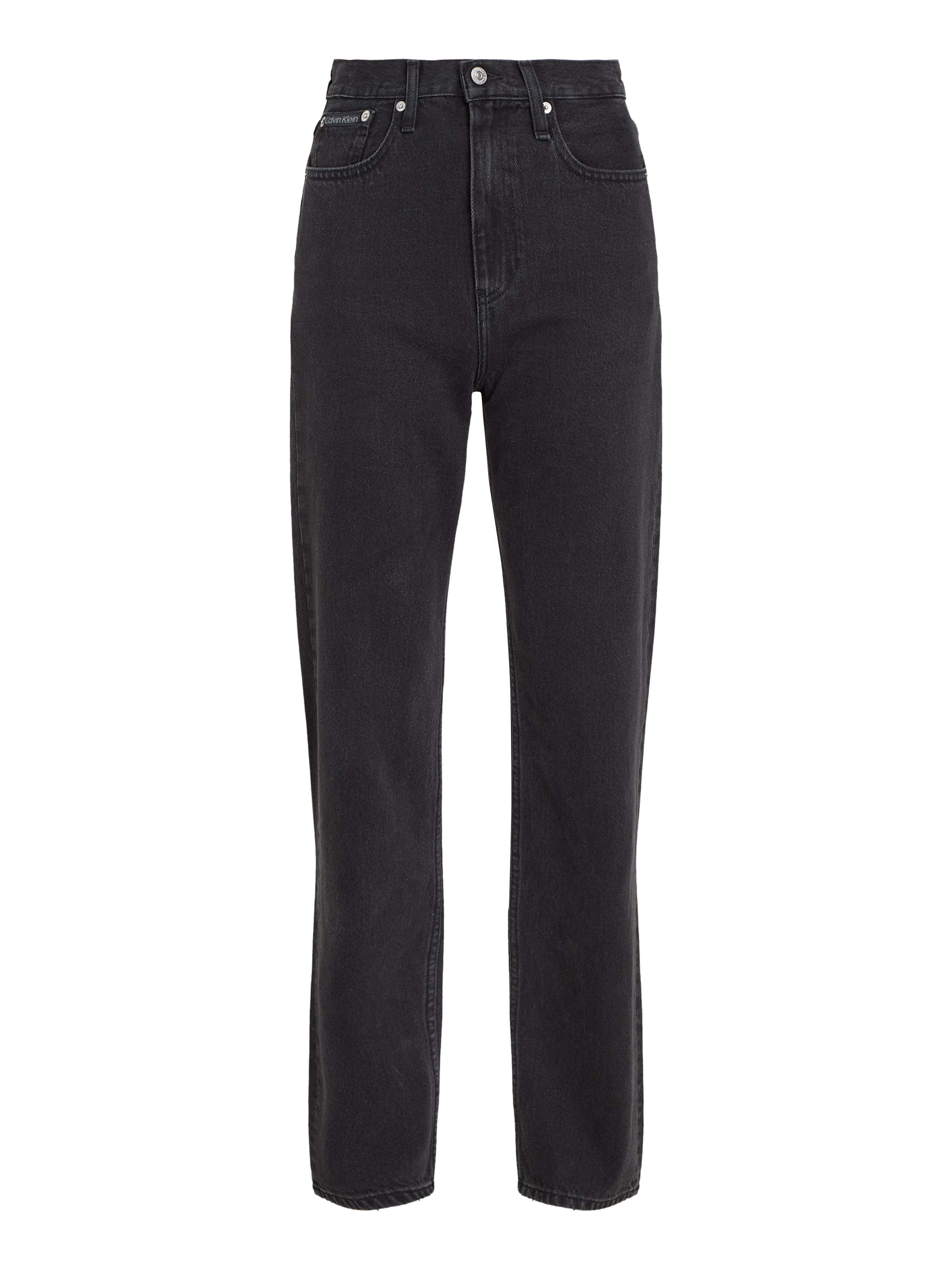 Calvin Klein Jeans Mom-Jeans »HIGH RISE STRAIGHT«, leichte Stoned wash Optik, mit Coinpocket