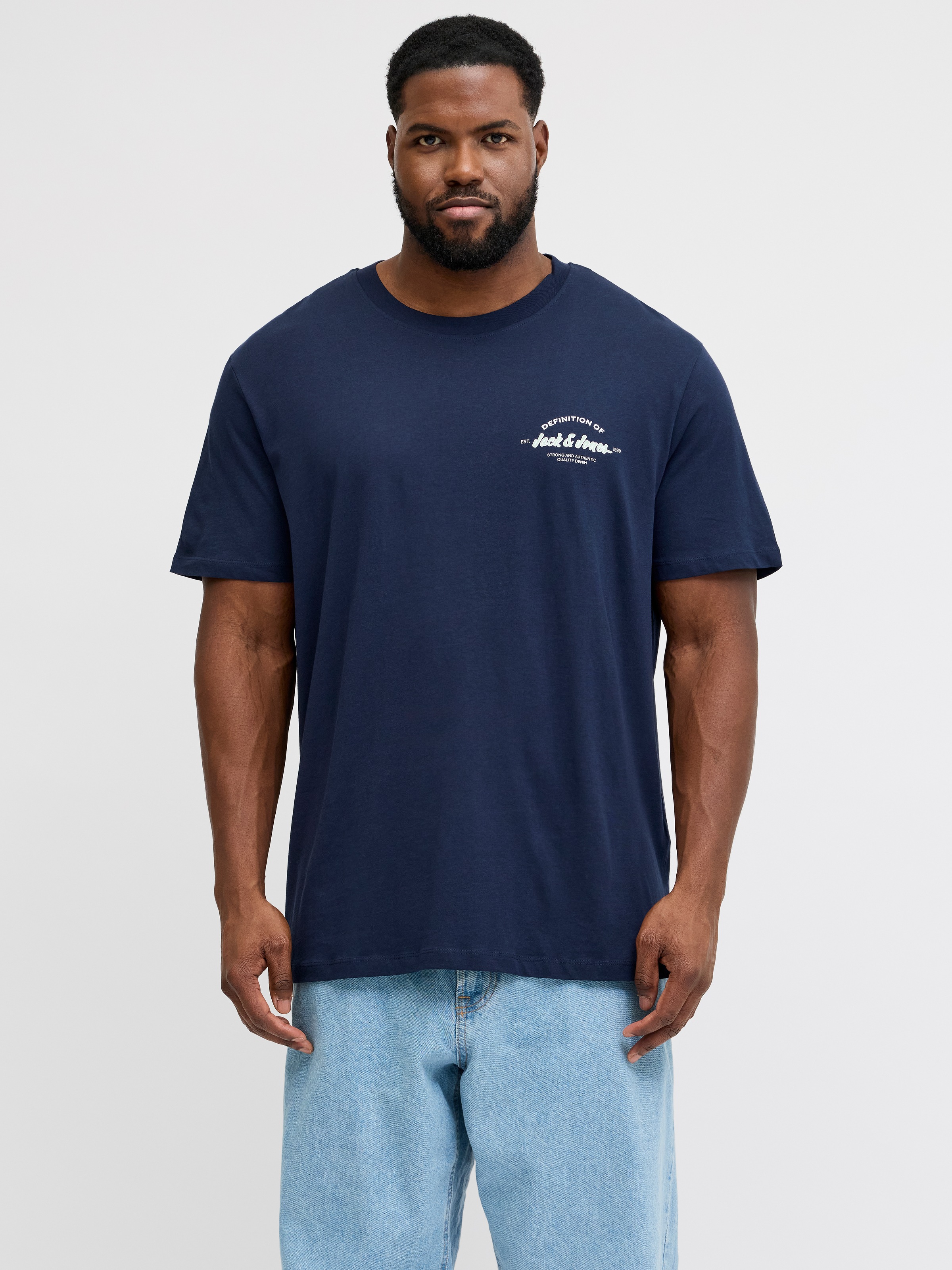Jack & Jones PlusSize Rundhalsshirt "JJBRANDON TEE SS CREW NECK PLS"