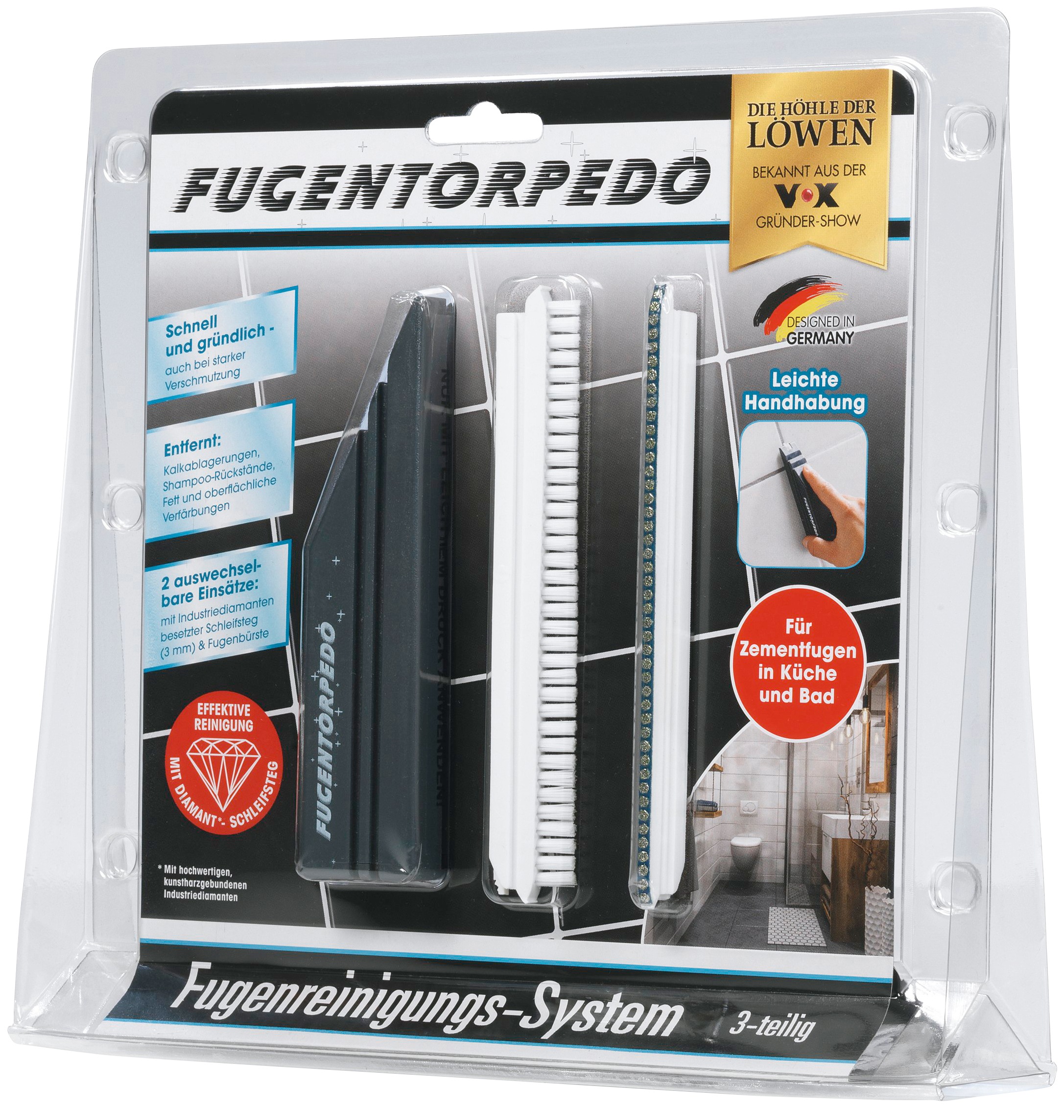 FUGENTORPEDO Fugenbürste »Starter-Set«, Set, 7 St.