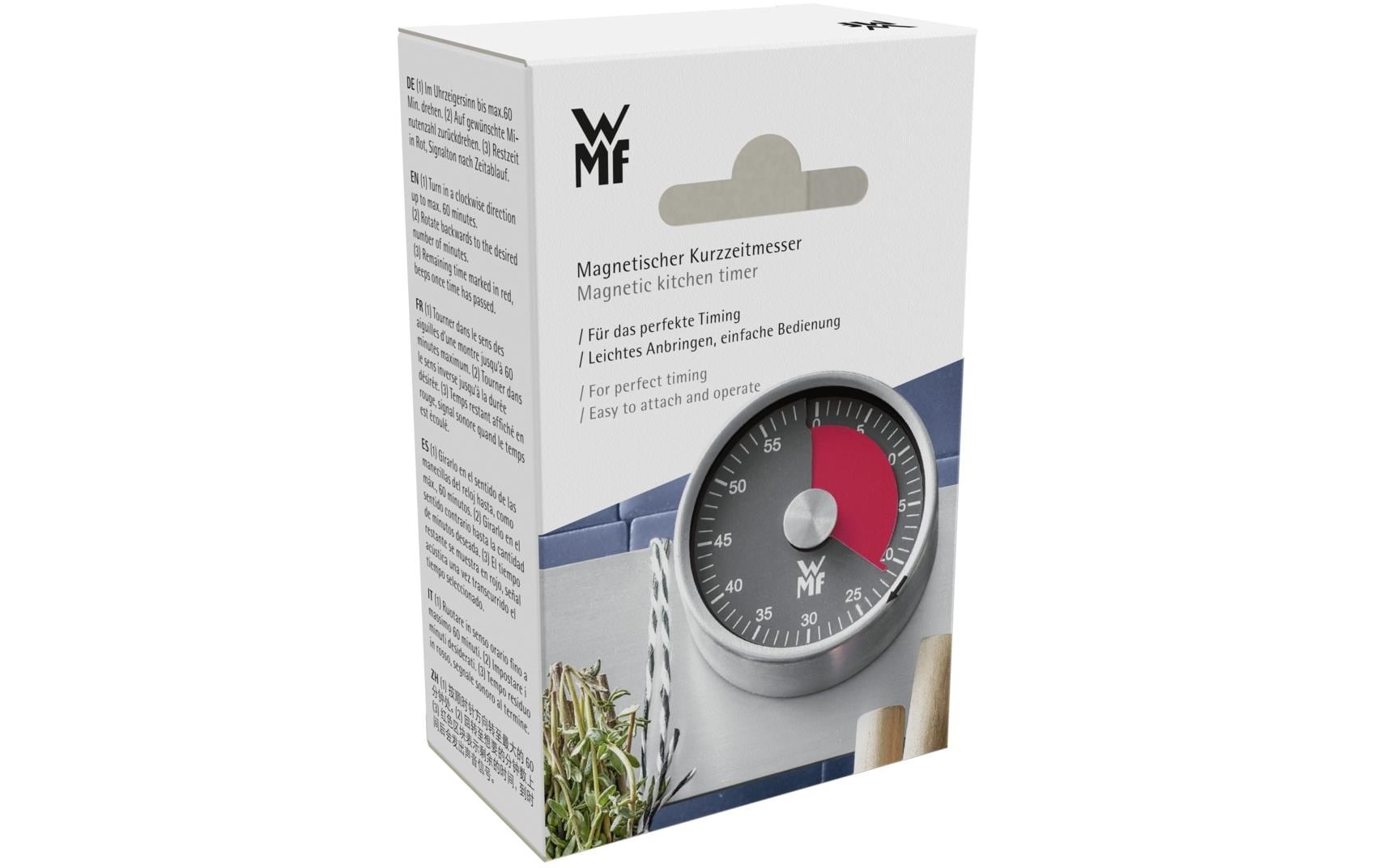 WMF Küchentimer »Schwarz/Silberfarben«