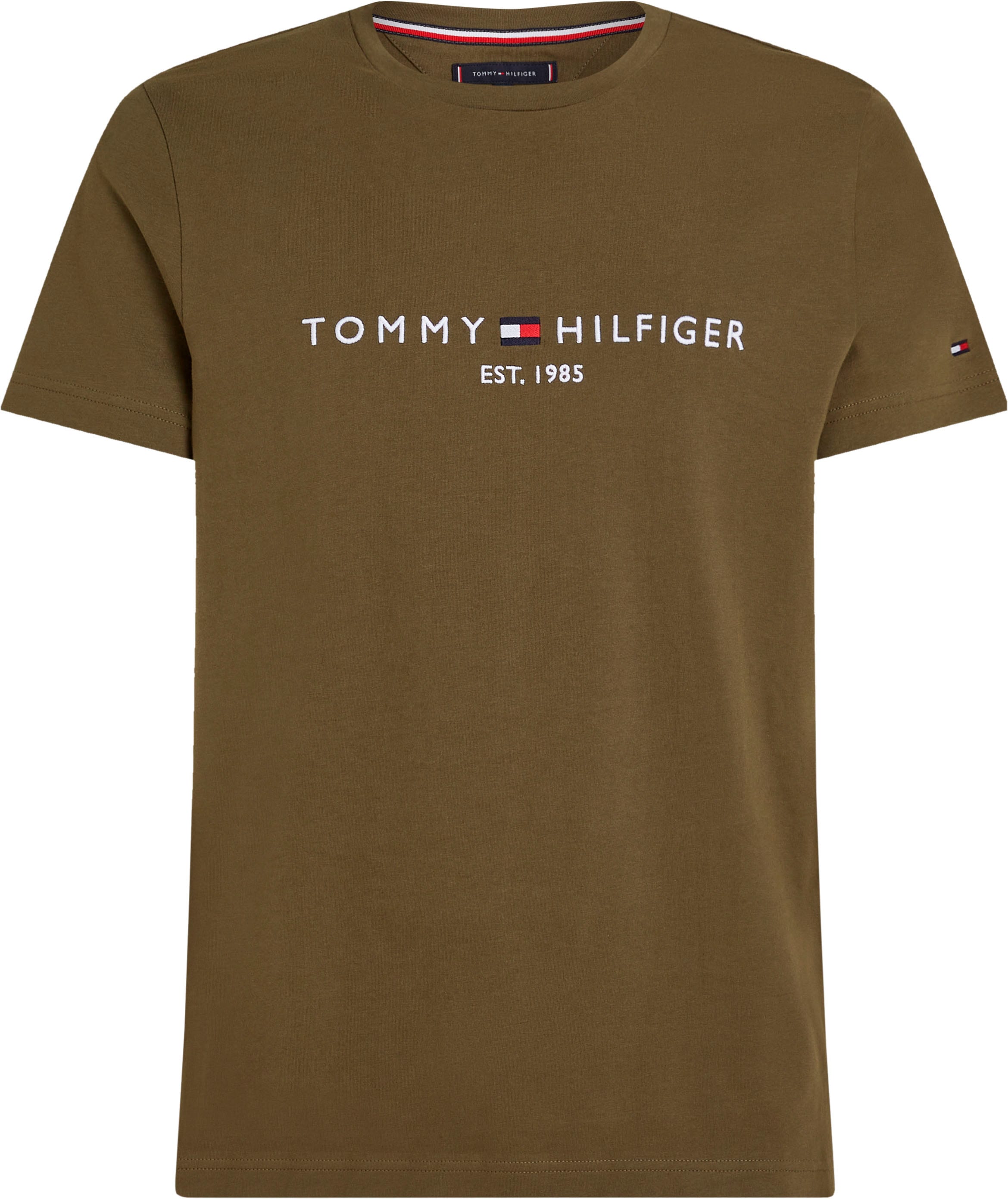 Tommy Hilfiger T-Shirt »TOMMY LOGO TEE«, aus reiner, nachhaltiger Baumwolle