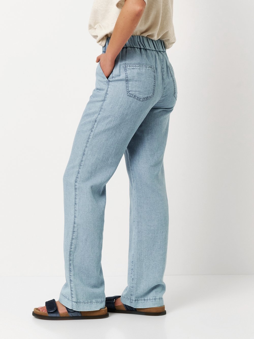 TONI Schlupfhose »Pia Wide«, Sommerhose in sommerlicher Qualität mit Leinen