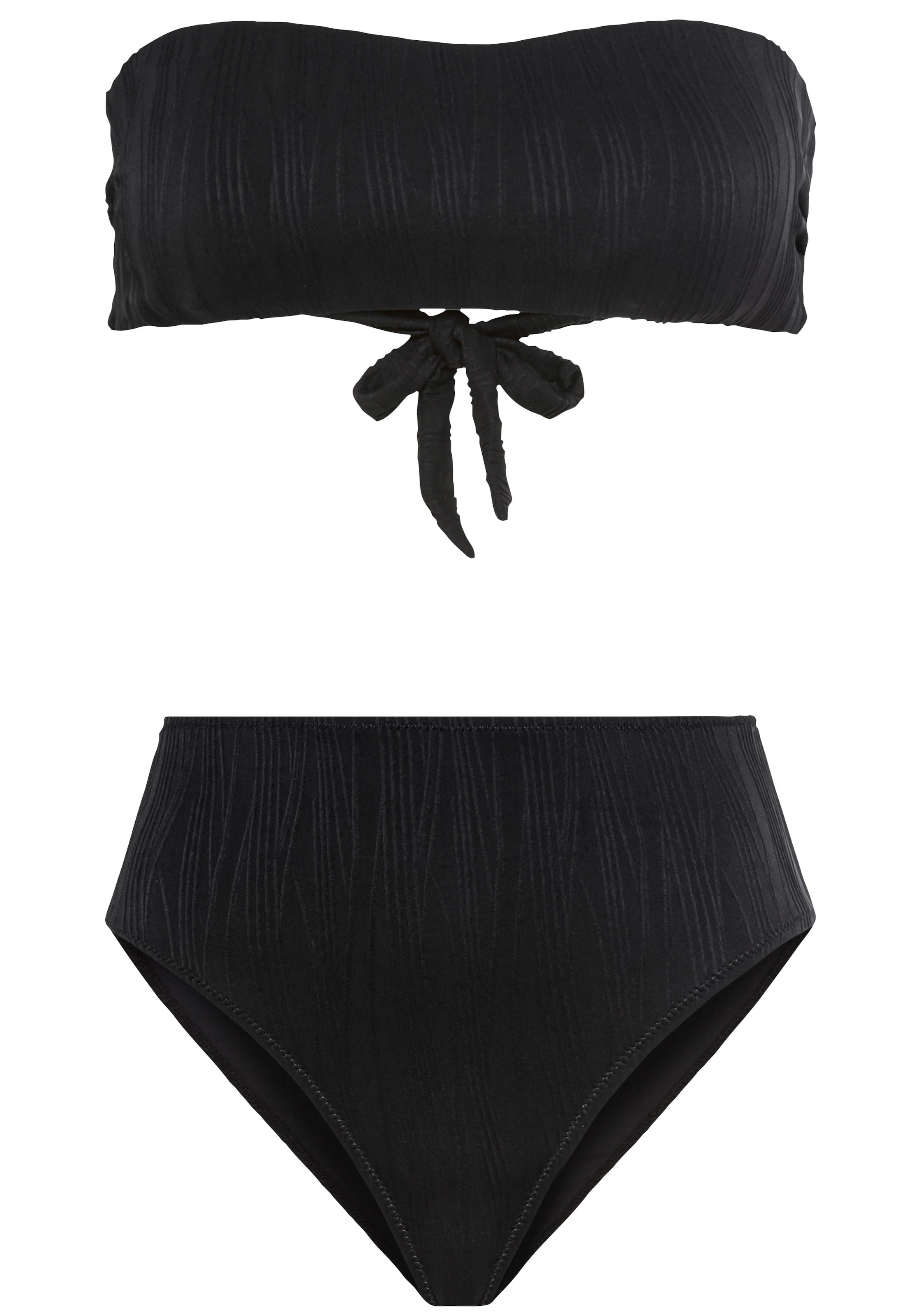 LSCN by LASCANA Bandeau-Bikini »Egitura«, (Set), aus Strukturware