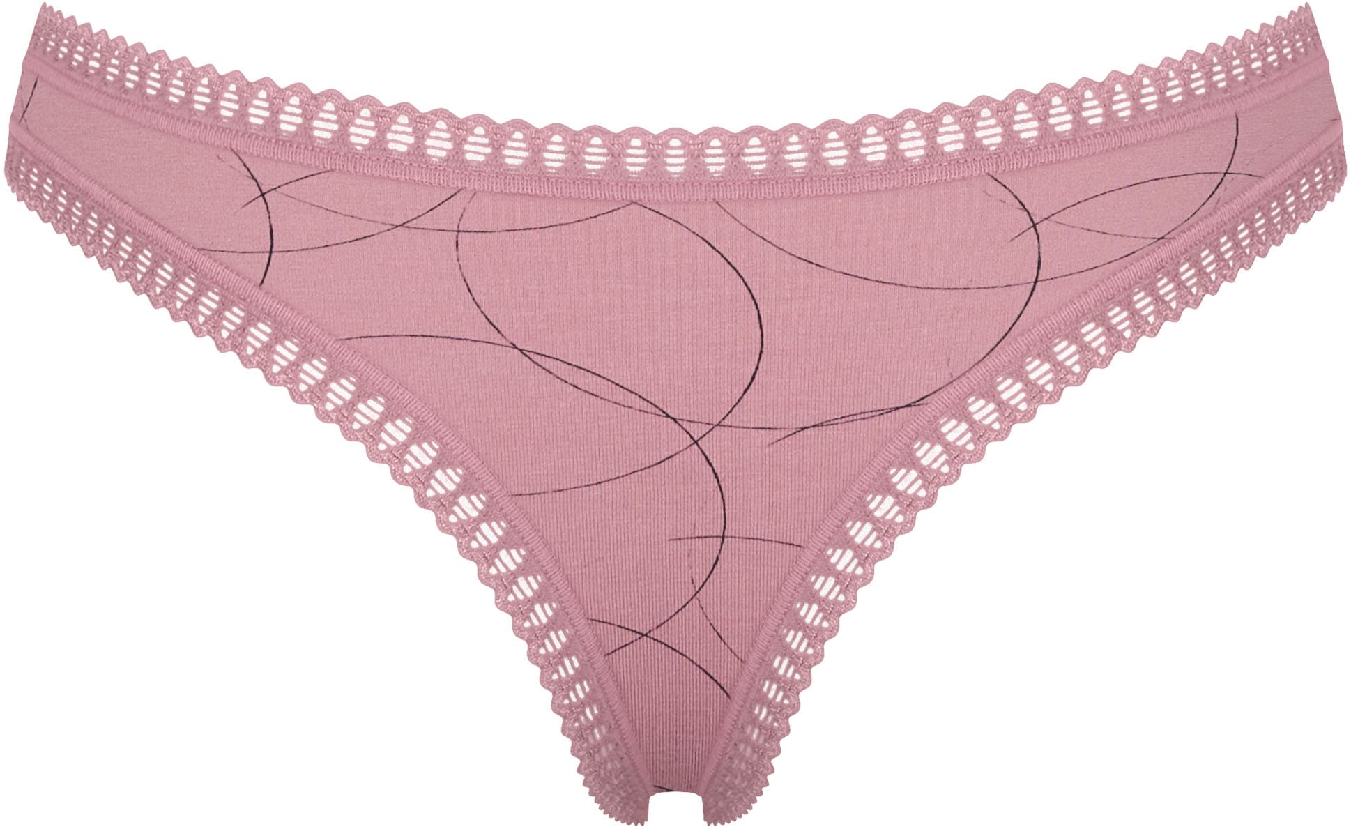 sloggi String »GO Crush«, (3er Pack), mit Spitzendetails, uni, gemustert