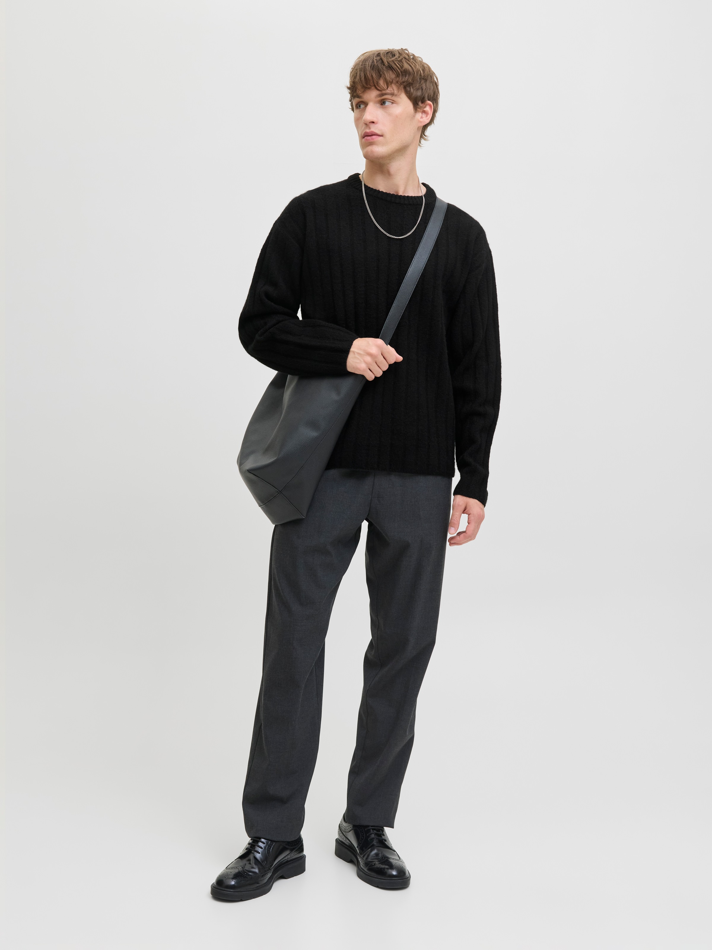Jack & Jones Strickpullover »JJEBRADLEY CARTER KNIT CREW NECK LN«